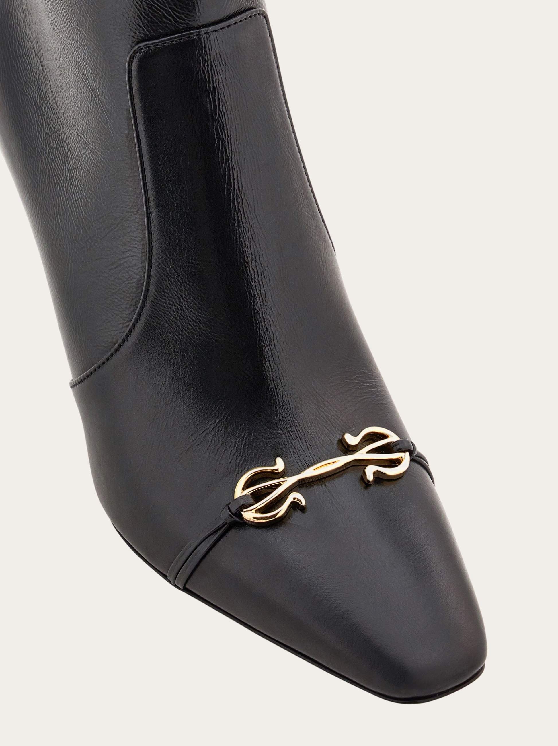 Gancini buckle ankle boot - 7