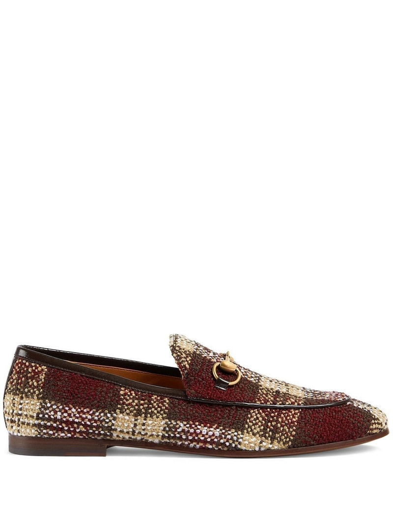 Jordaan tartan tweed loafers 1