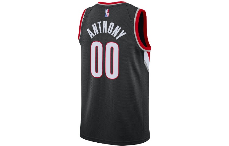 Men's Nike NBASports Basketball Jersey/Vest SW Fan Edition 20 Season Blazers Anthony 0 No. 0 Black C - 2