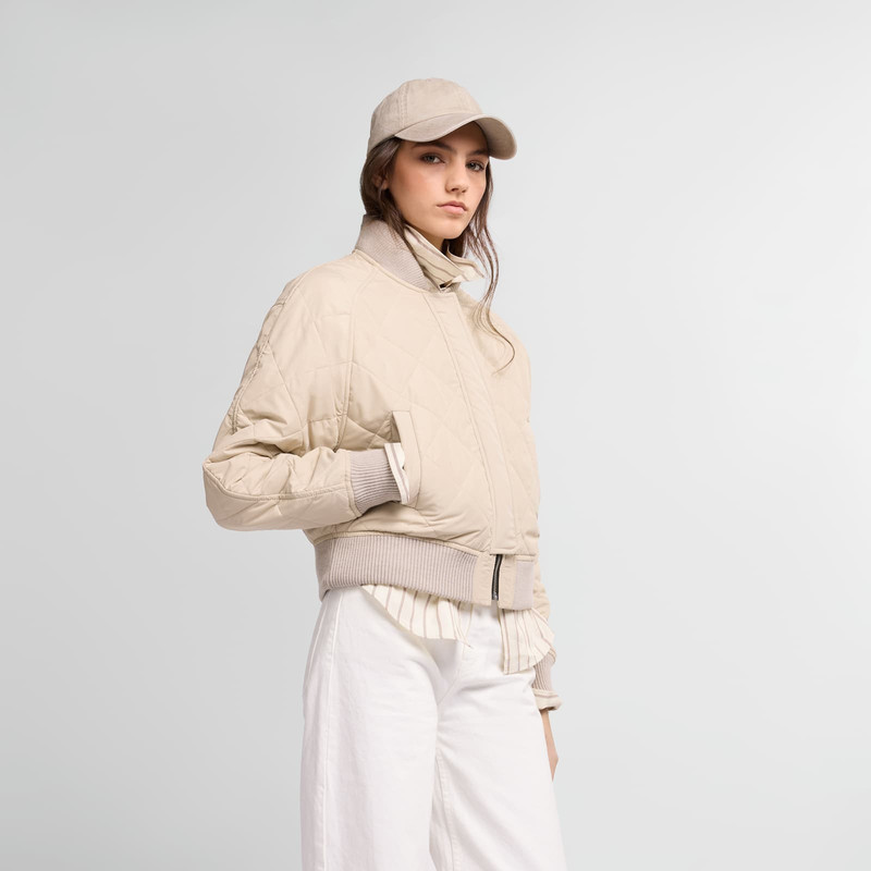 Quilted bomber jacket 2