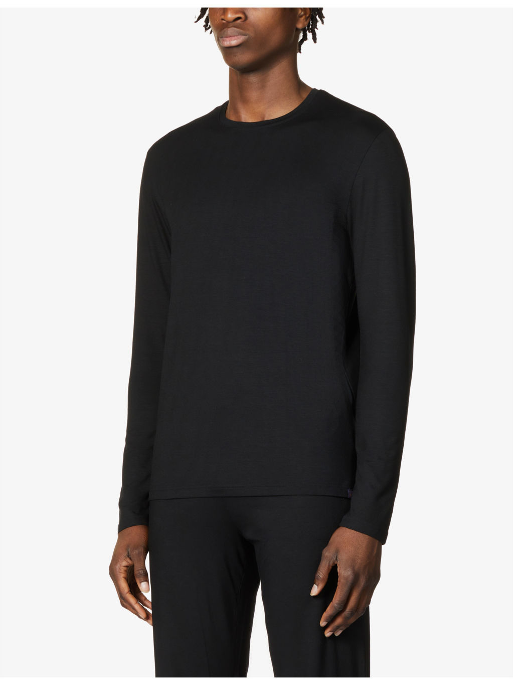 Basel long-sleeved stretch-modal top - 4