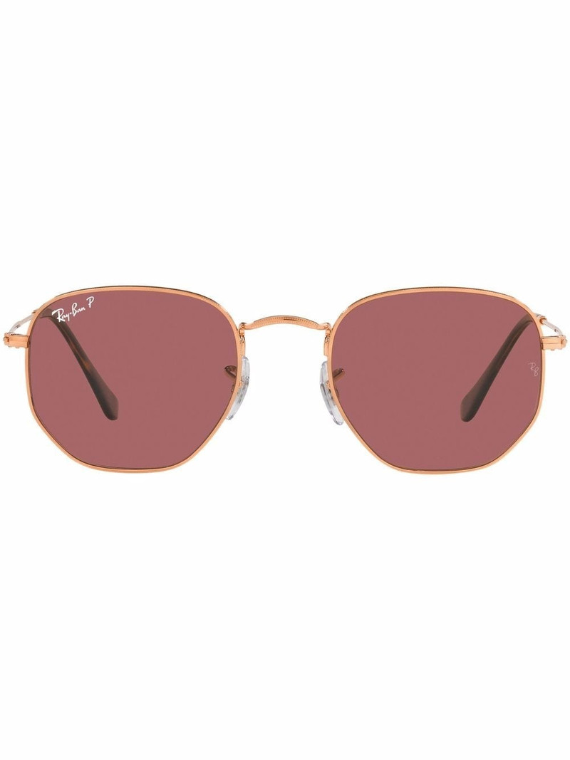 geometric-frame sunglasses 1