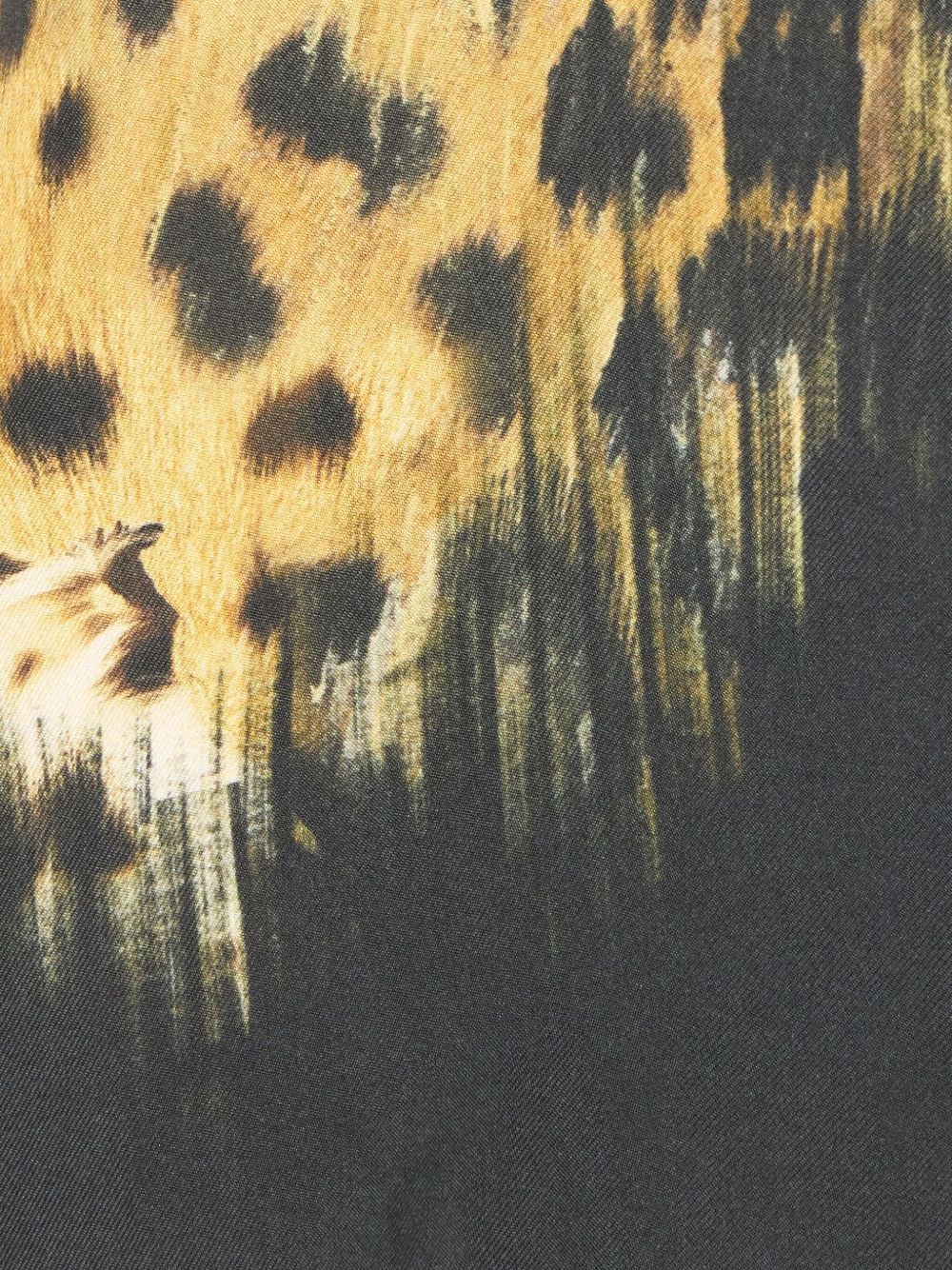 leopard-print shirt - 7