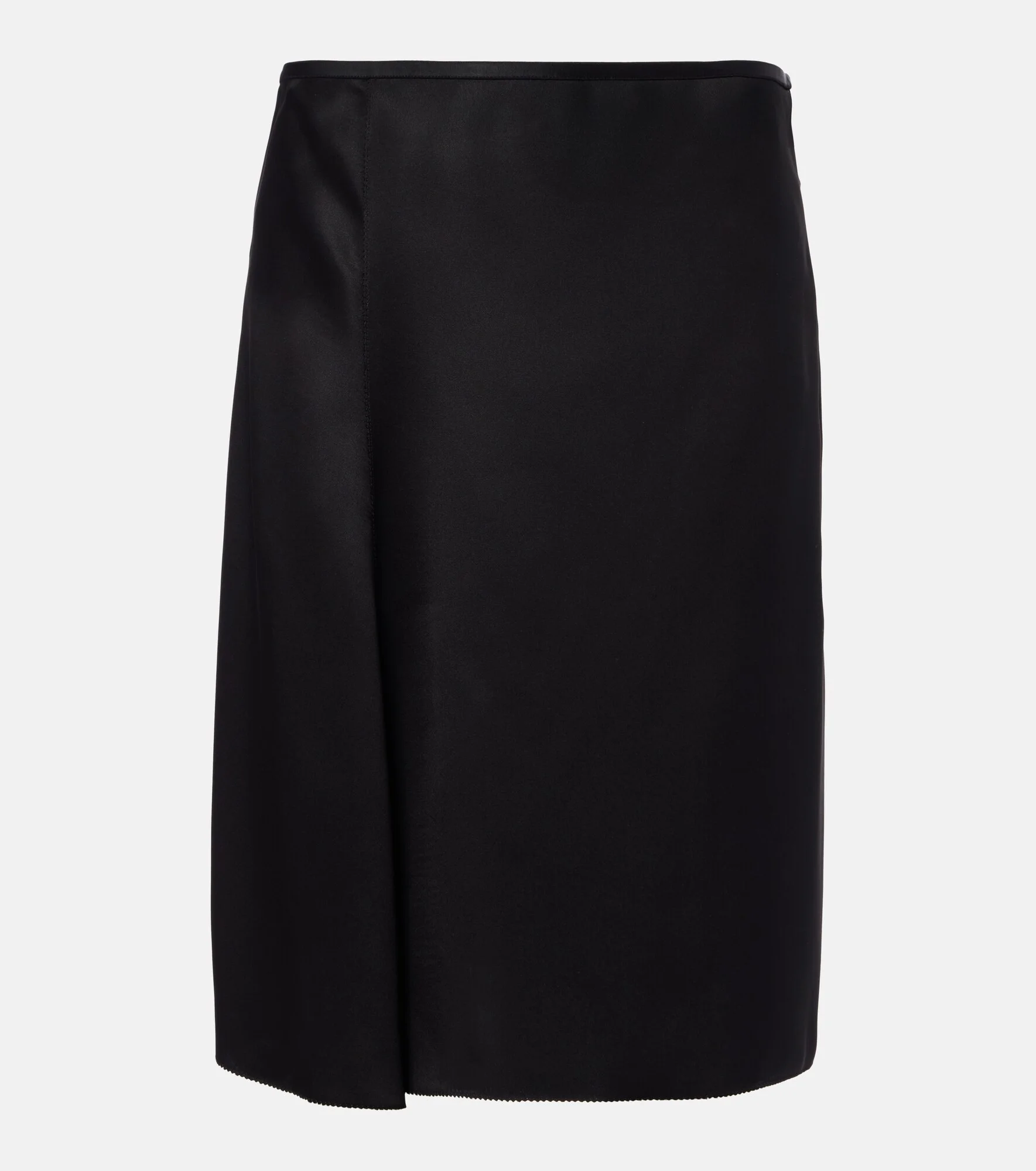 Silk duchesse wrap skirt - 1