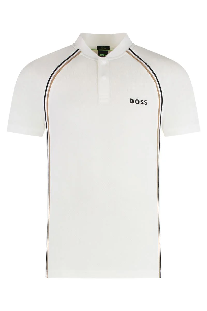 Boss Technical Fabric Polo Shirt - 1