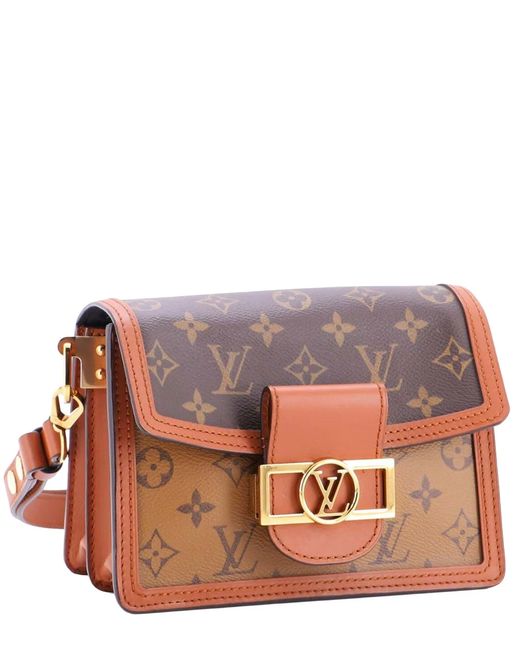 Louis Vuitton Brown Reverse Monogram Canvas Dauphine Mini (Authentic Pre-
Loved) - 1