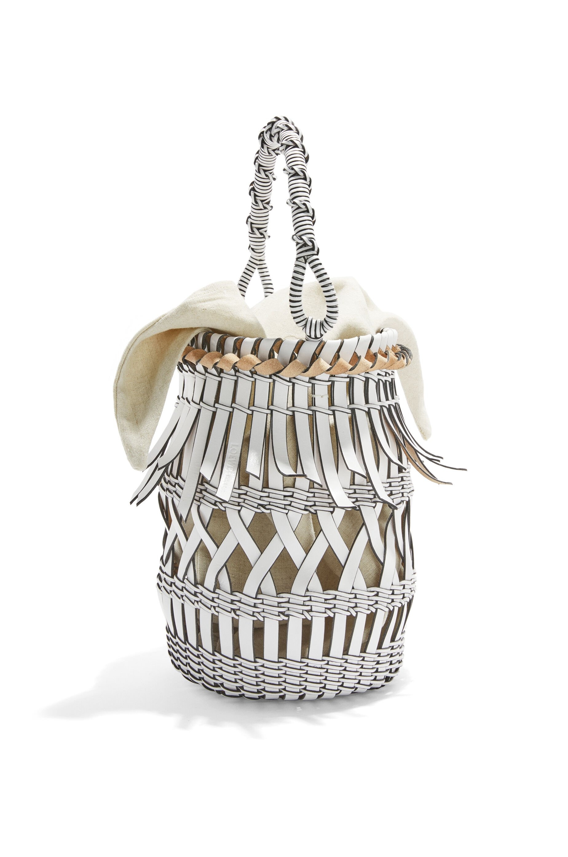 Fringes Bucket bag in calfskin - 1