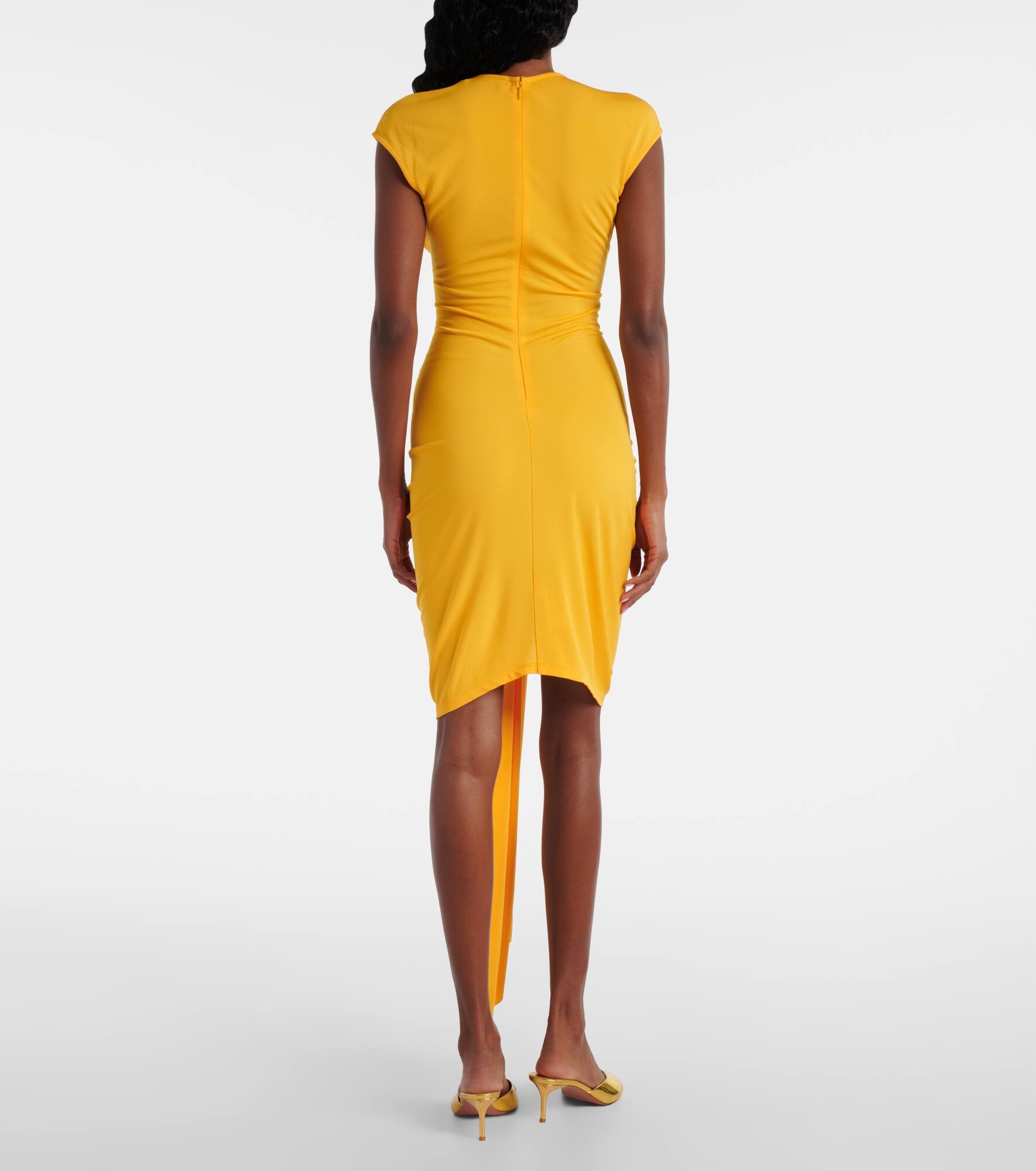 Duo Bezel cutout jersey mini dress - 3