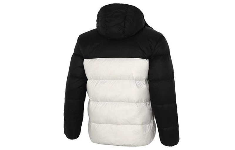 PUMA PUMA Detachable Hoodie Down Jacket 'White Black' 534937-73 outlook