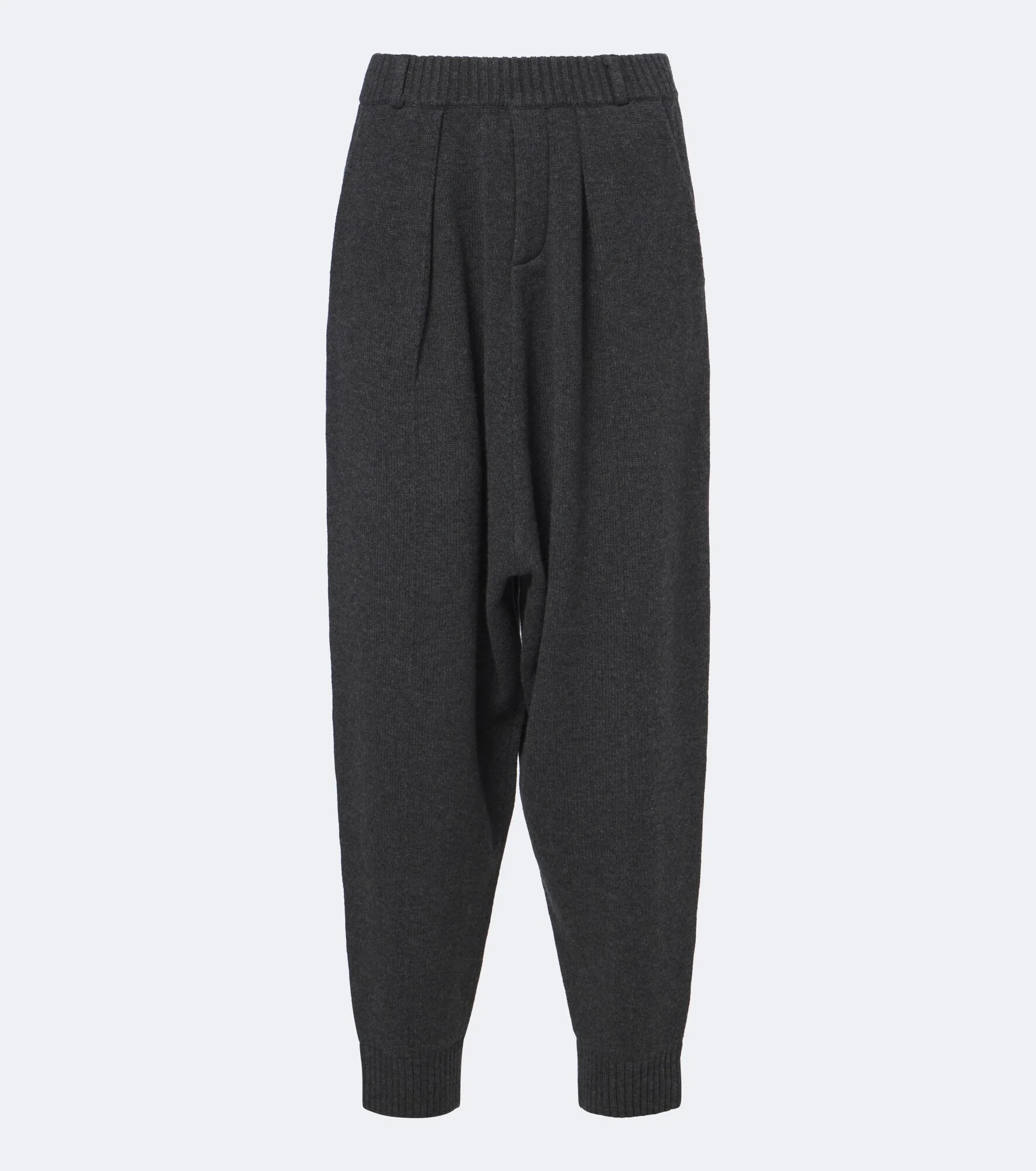 Wool and cashmere tapered pants - 1