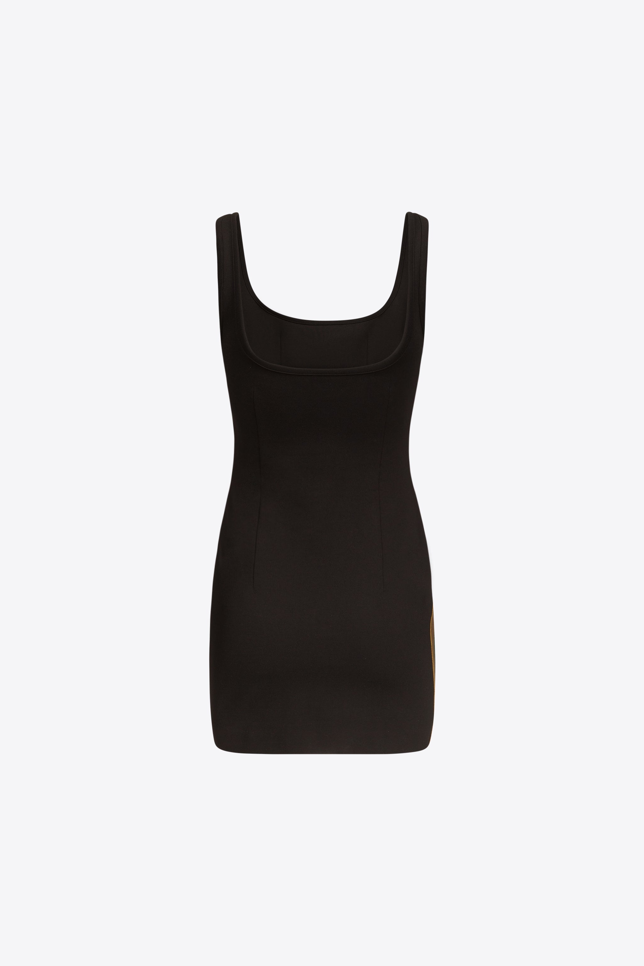 COLORBLOCK HEART GEM TANK DRESS - 2