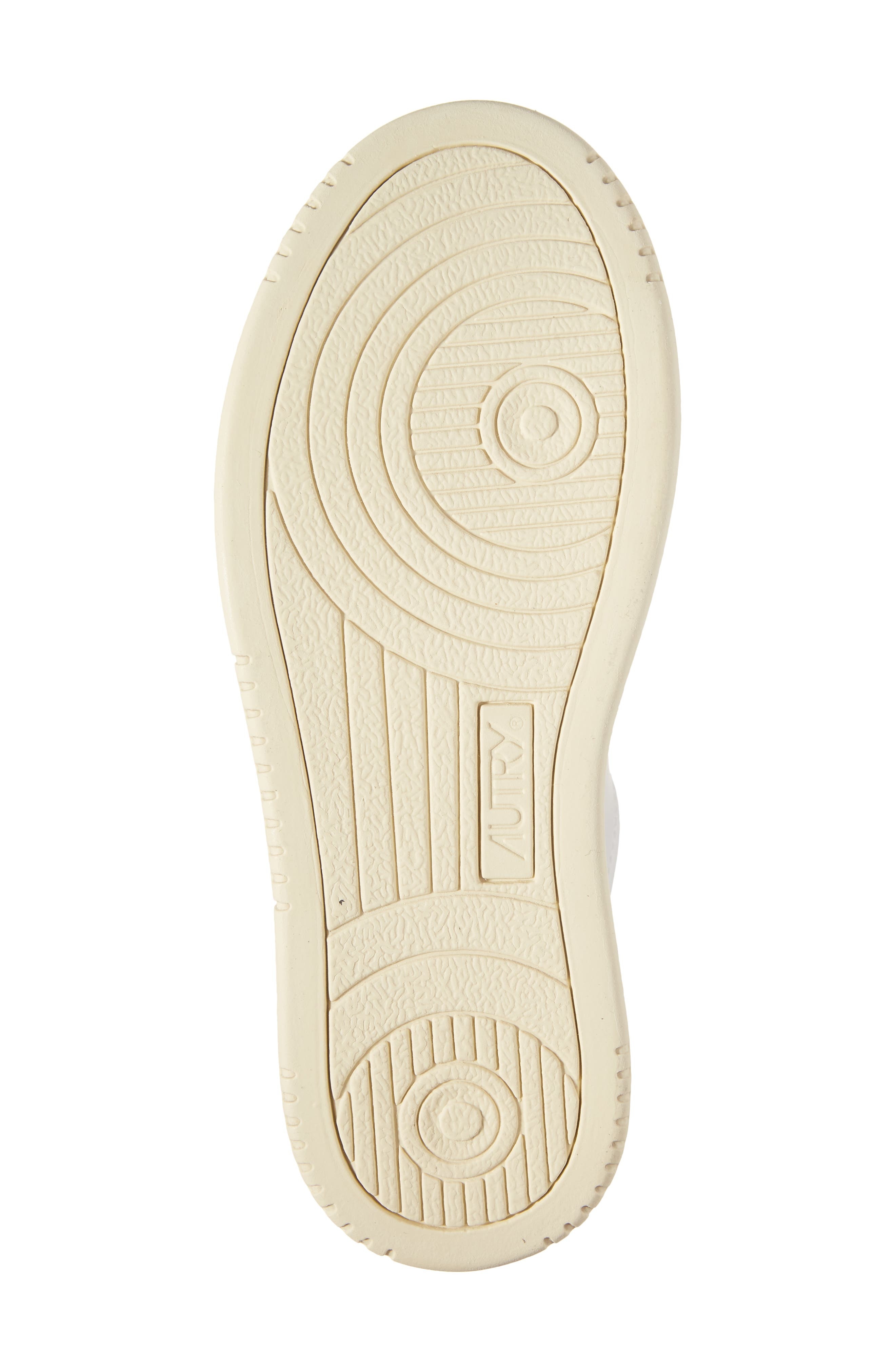AUTRY Medalist Low Sneaker in White/Orange at Nordstrom - 6