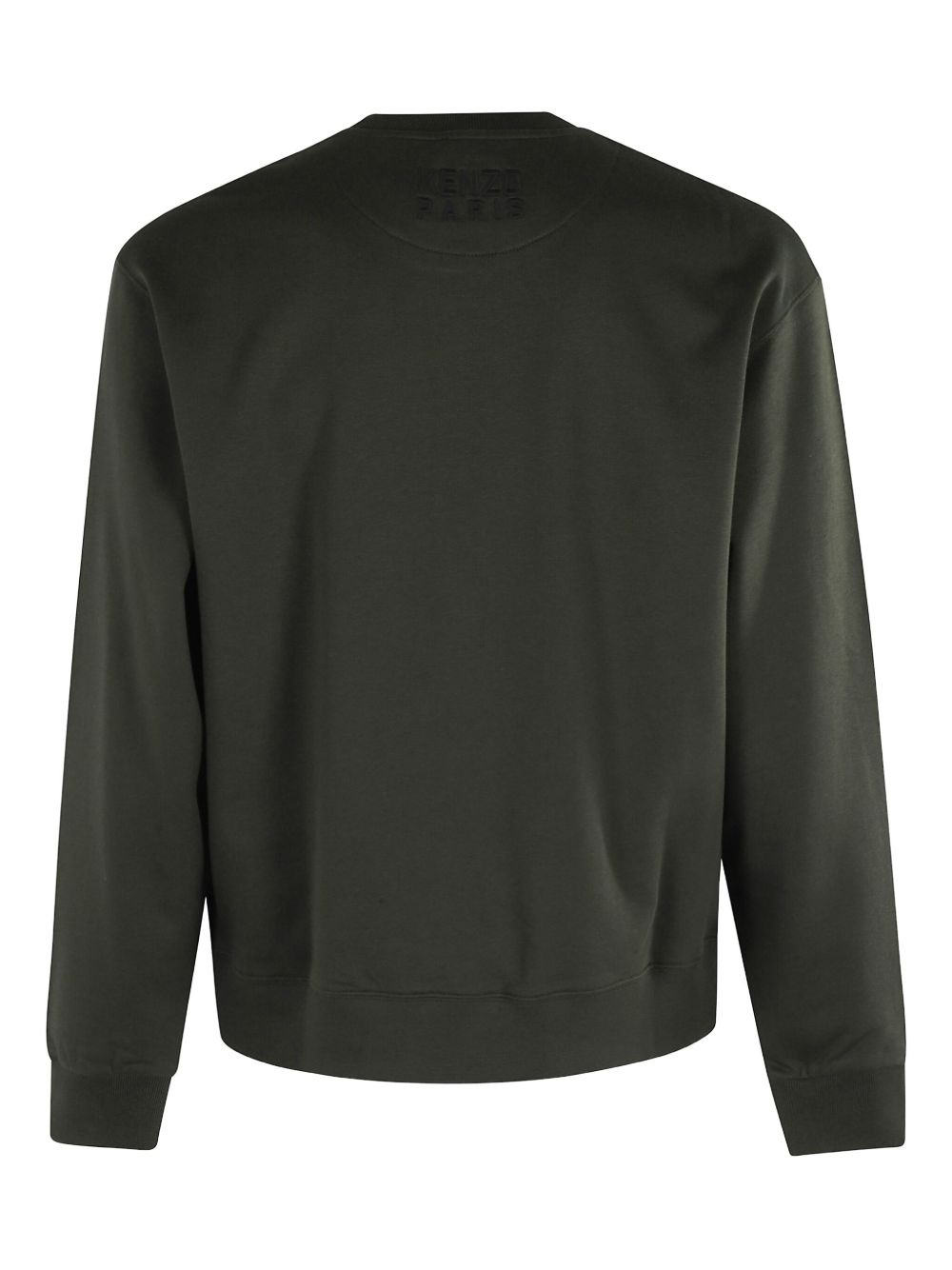 tiger-embroidered crew neck sweatshirt - 2