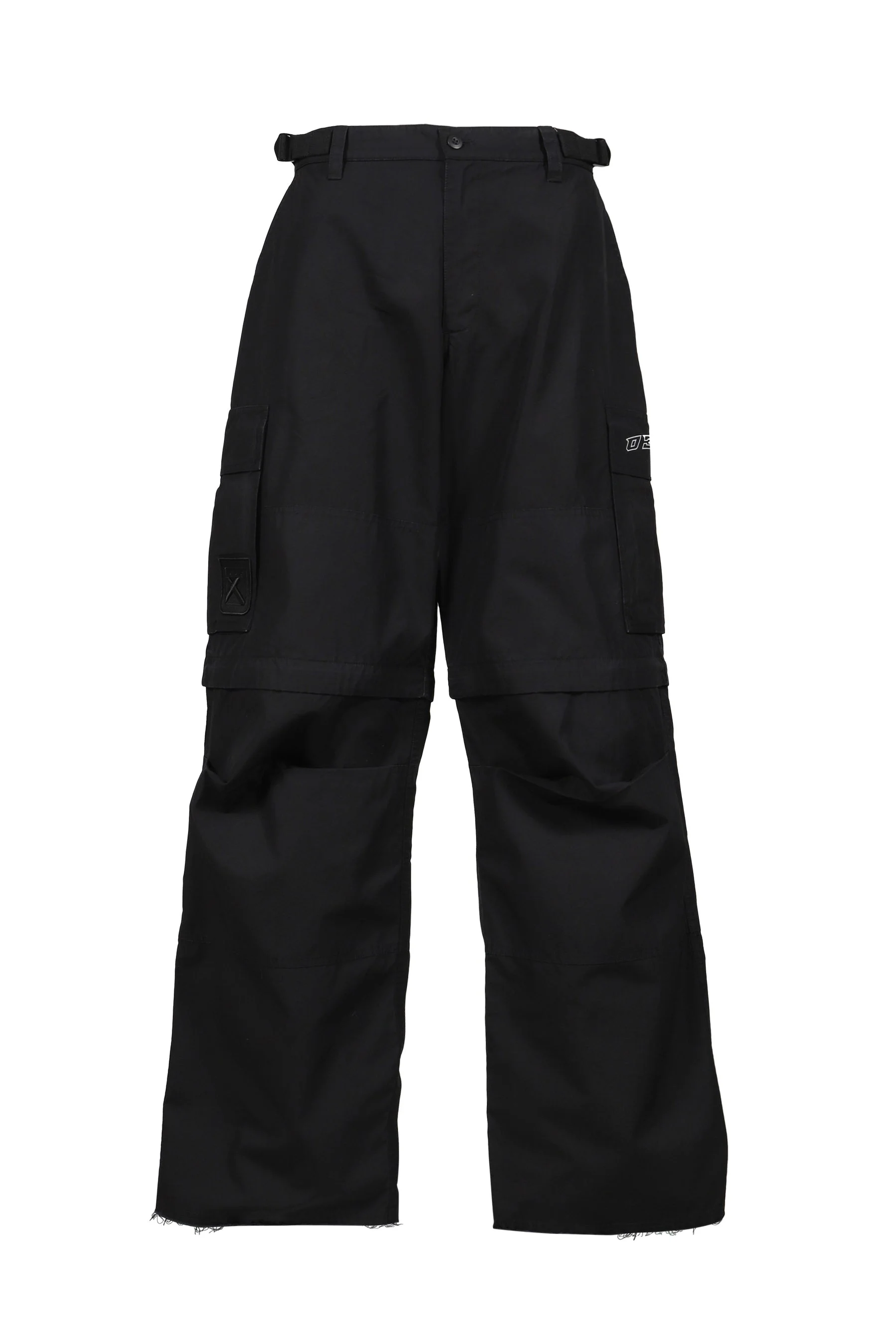 DOUBLE-EDGED SWORD'' CARGO PANTS / BLK - 1