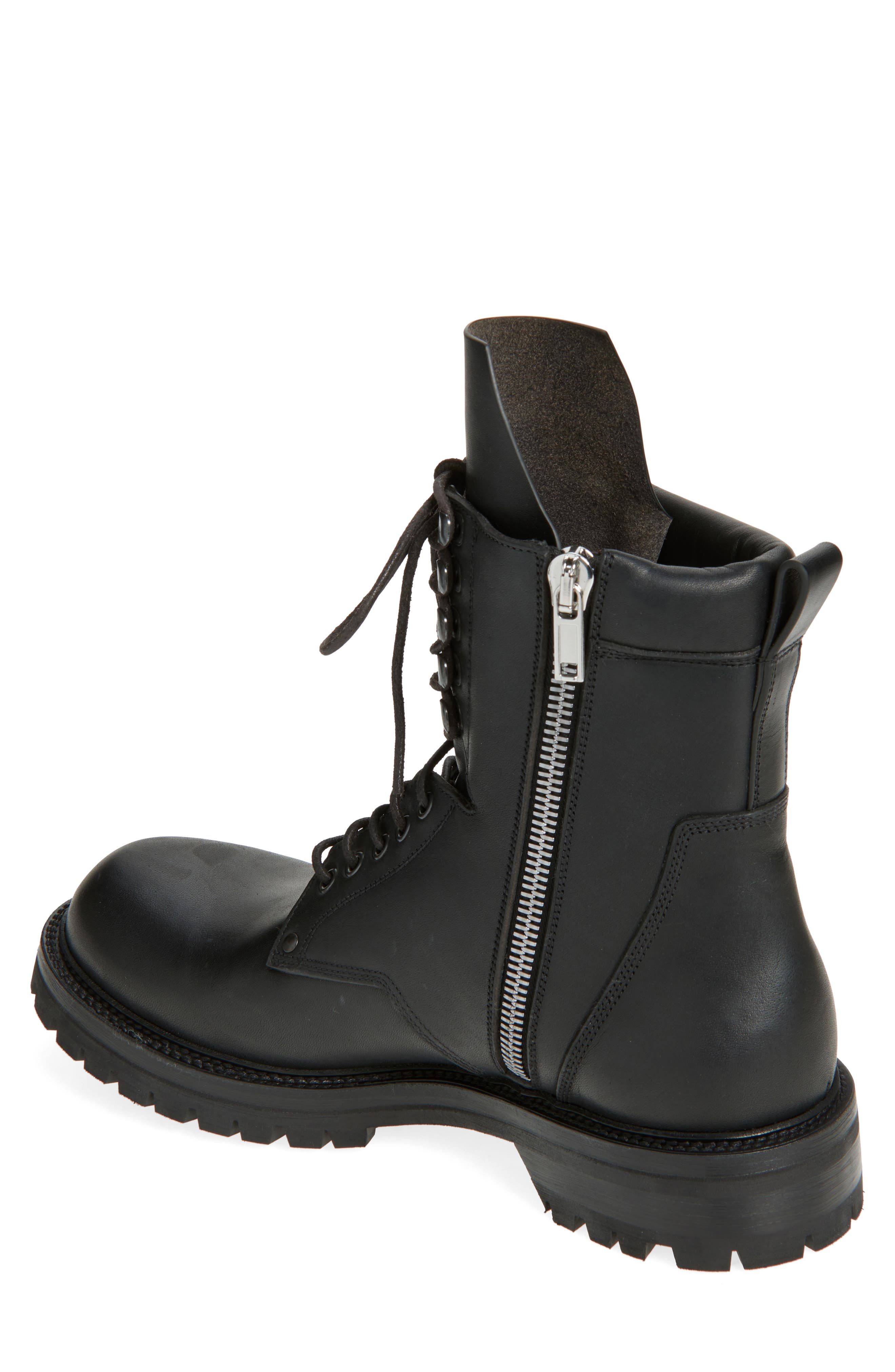 Rick Owens Army Lace-Up Boot in Black at Nordstrom - 2