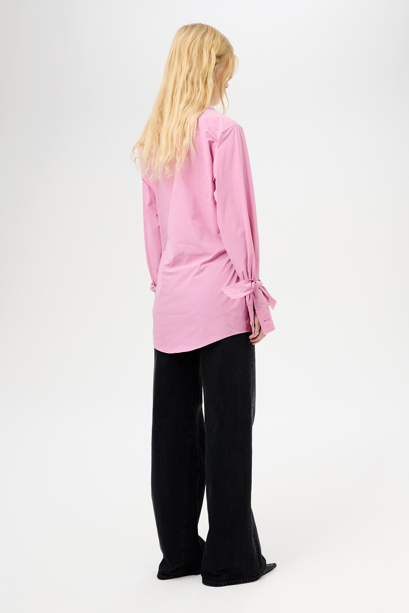 Trench Shirt Duchess Pink Organic Poplin - 5