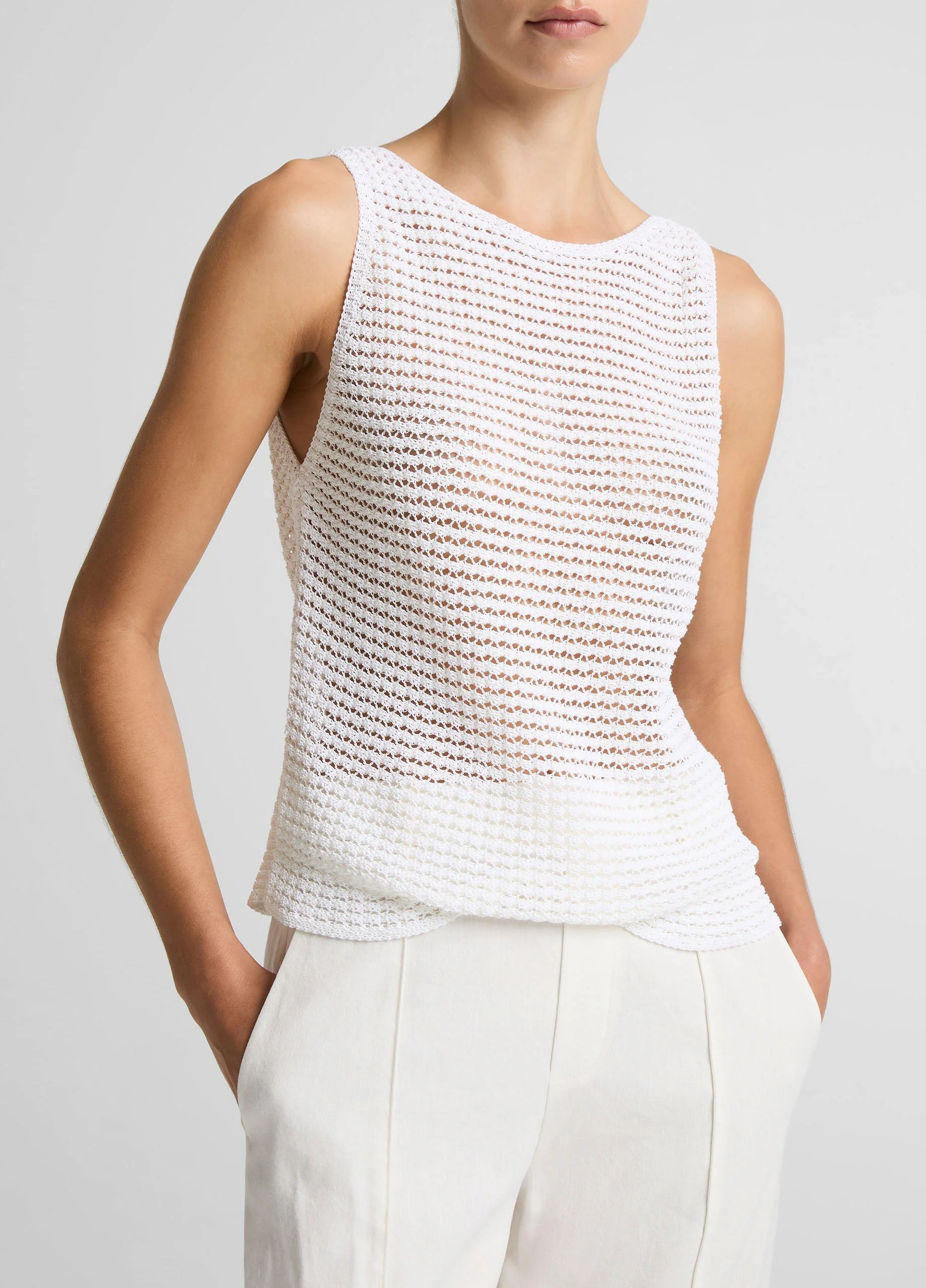Italian Cotton-Blend Cord Tank - 1