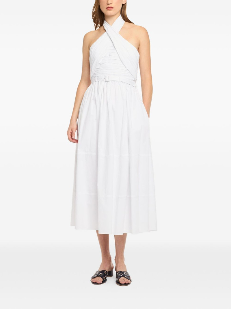 Cinq à Sept Marcie halterneck-belted dress outlook