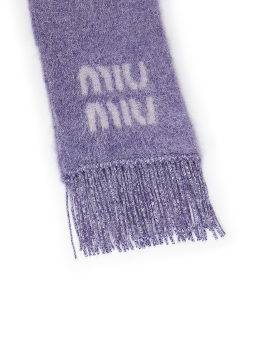 Wool and mohair scarf - 3