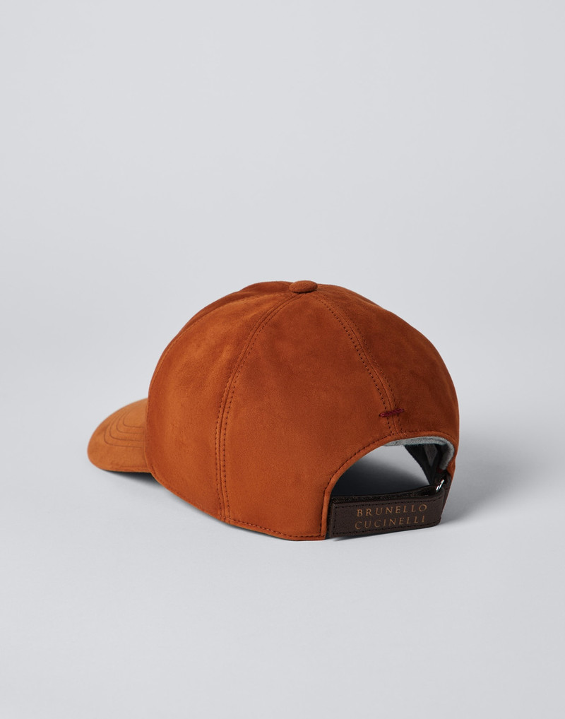 Brunello Cucinelli Suede baseball cap outlook
