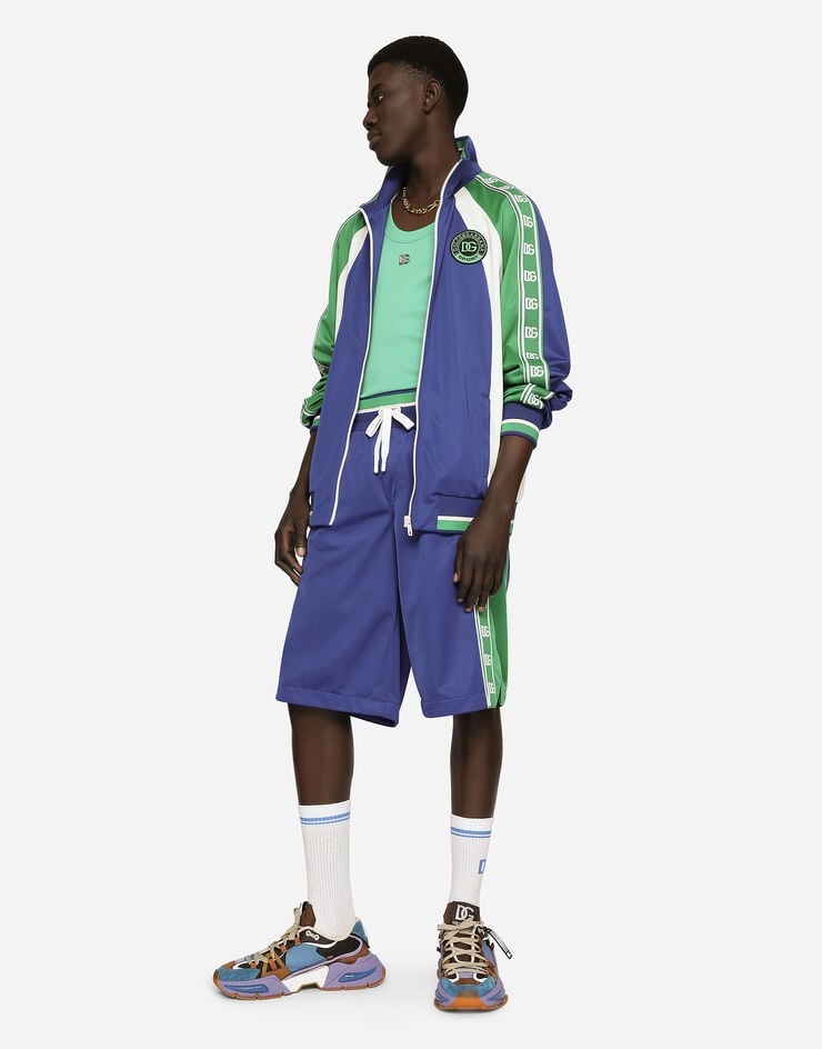Jogging shorts with DG patch and side bands - 5