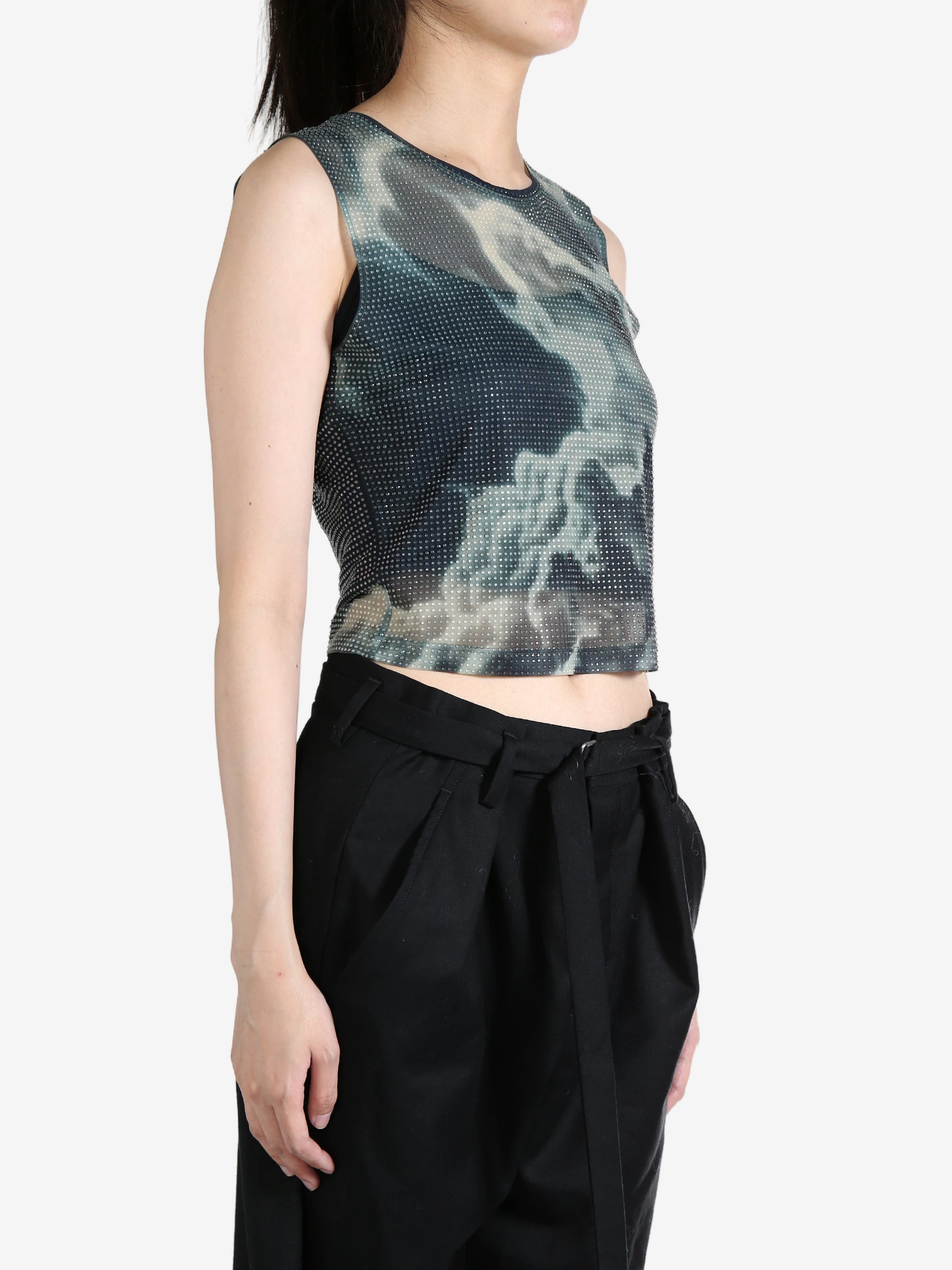 ALEXANDER WANG - Women Cropped Crewneck Tank - 2