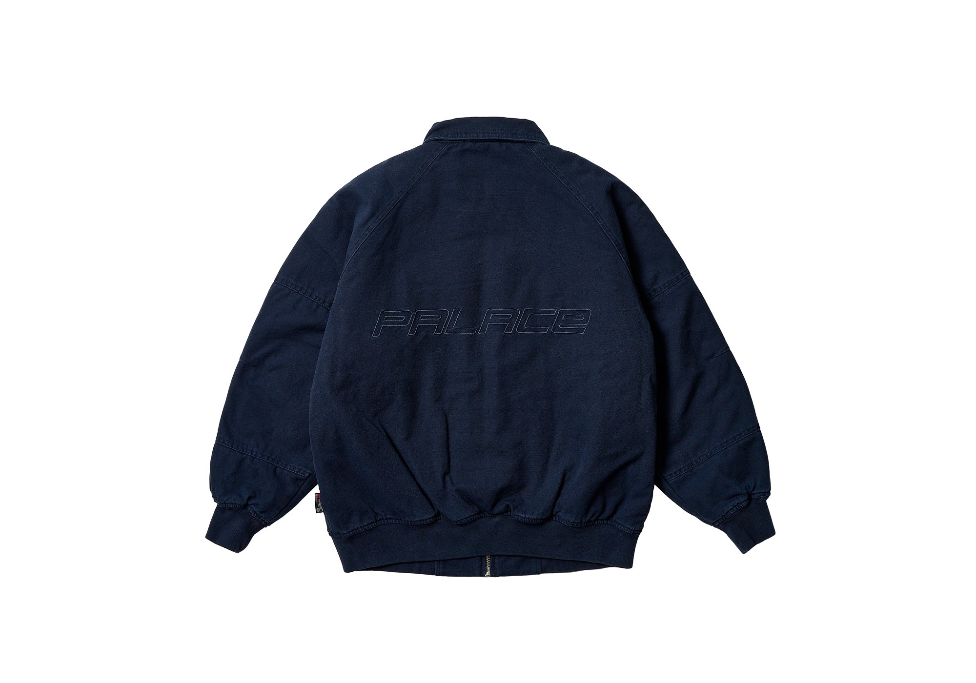 PALACE HEAVY CANVAS BOMBER JACKET NAVY | REVERSIBLE
