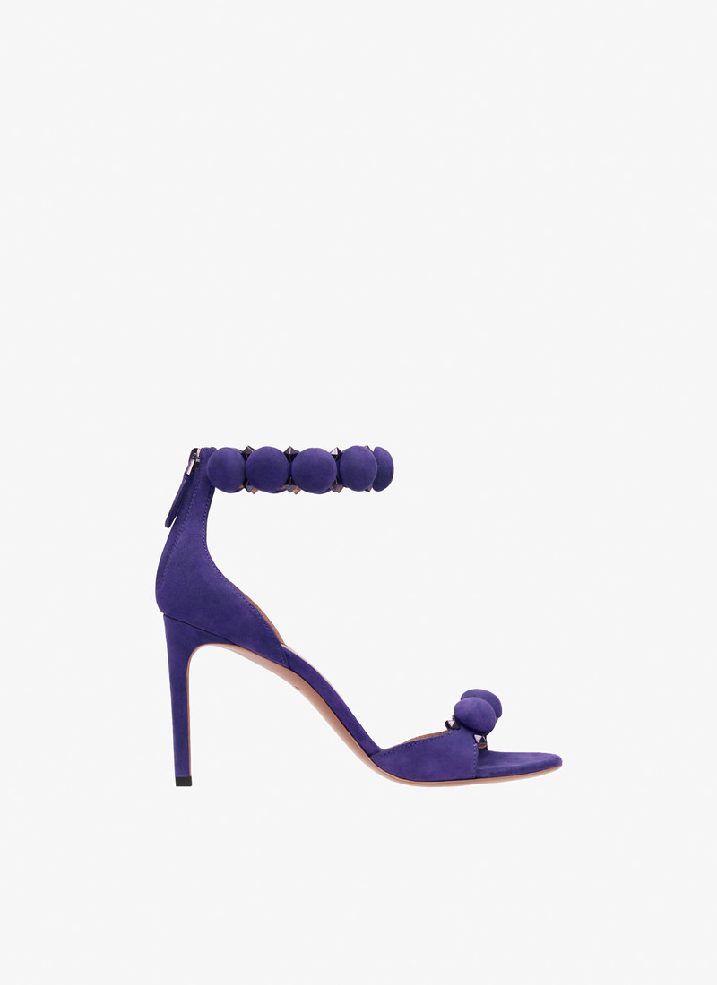 BOMBE SANDALS IN SUEDE GOATSKIN - 1