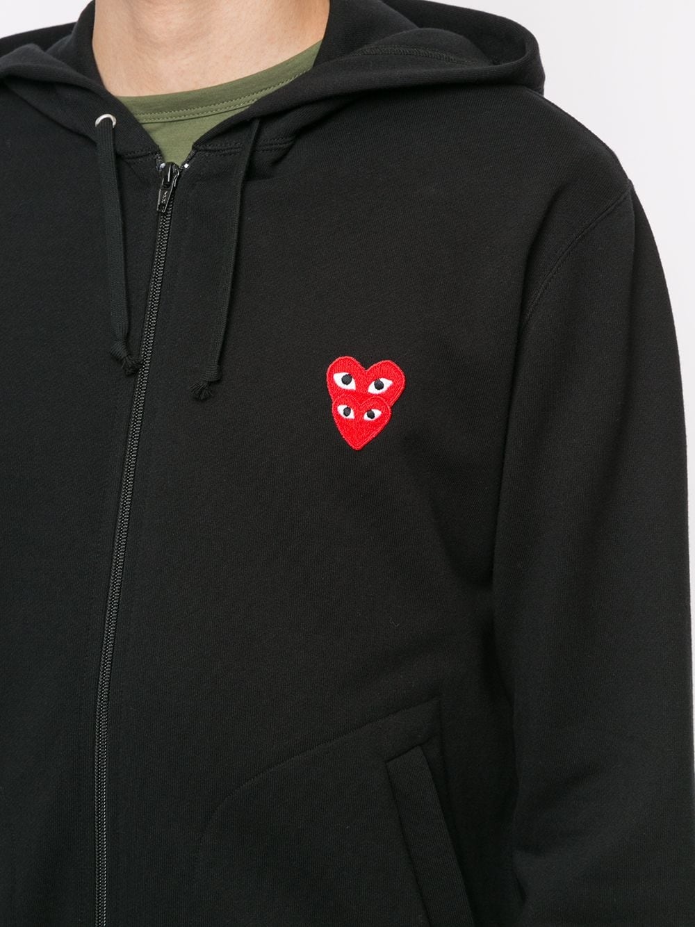 EMBROIDERED LOGO HOODIE - 4
