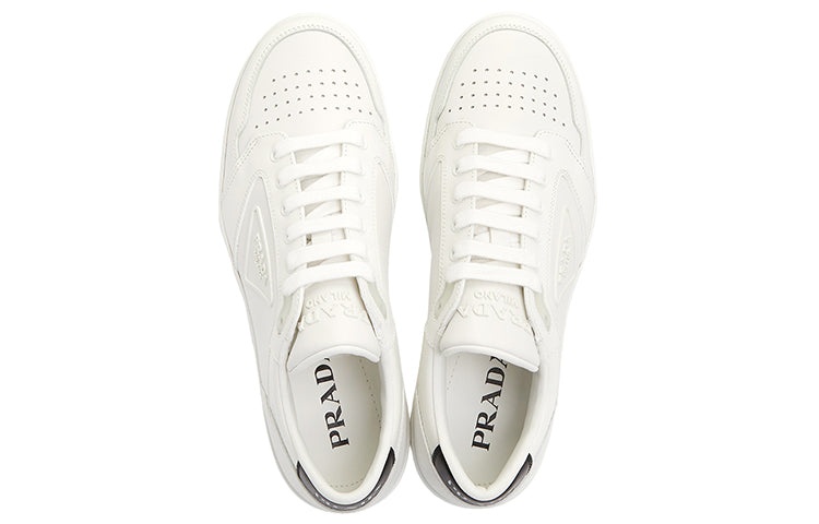 (WMNS) PRADA District Leather Sneakers 'White' 1E790M_3LJ6_F097W_F_030 - 4