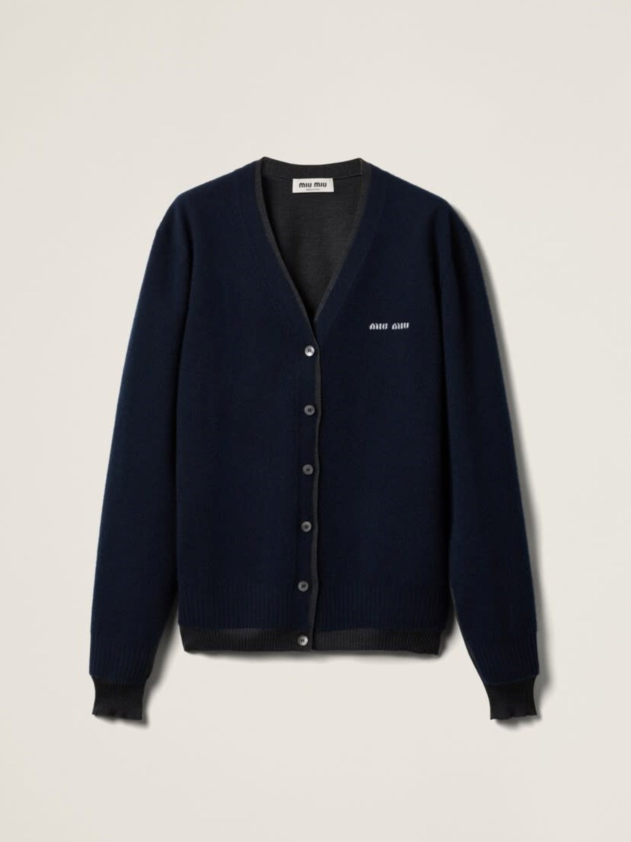 MIU MIU - Women Silk Cashmere Cardigan - 5