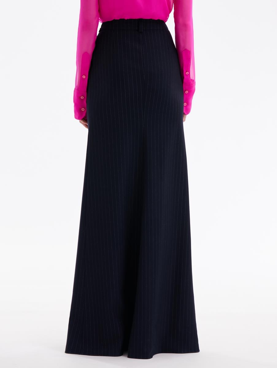 PINSTRIPED MAXI SKIRT - 3