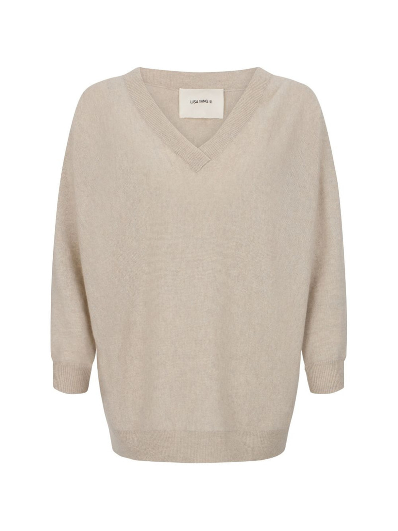 V-neck long-sleeve sweater 1