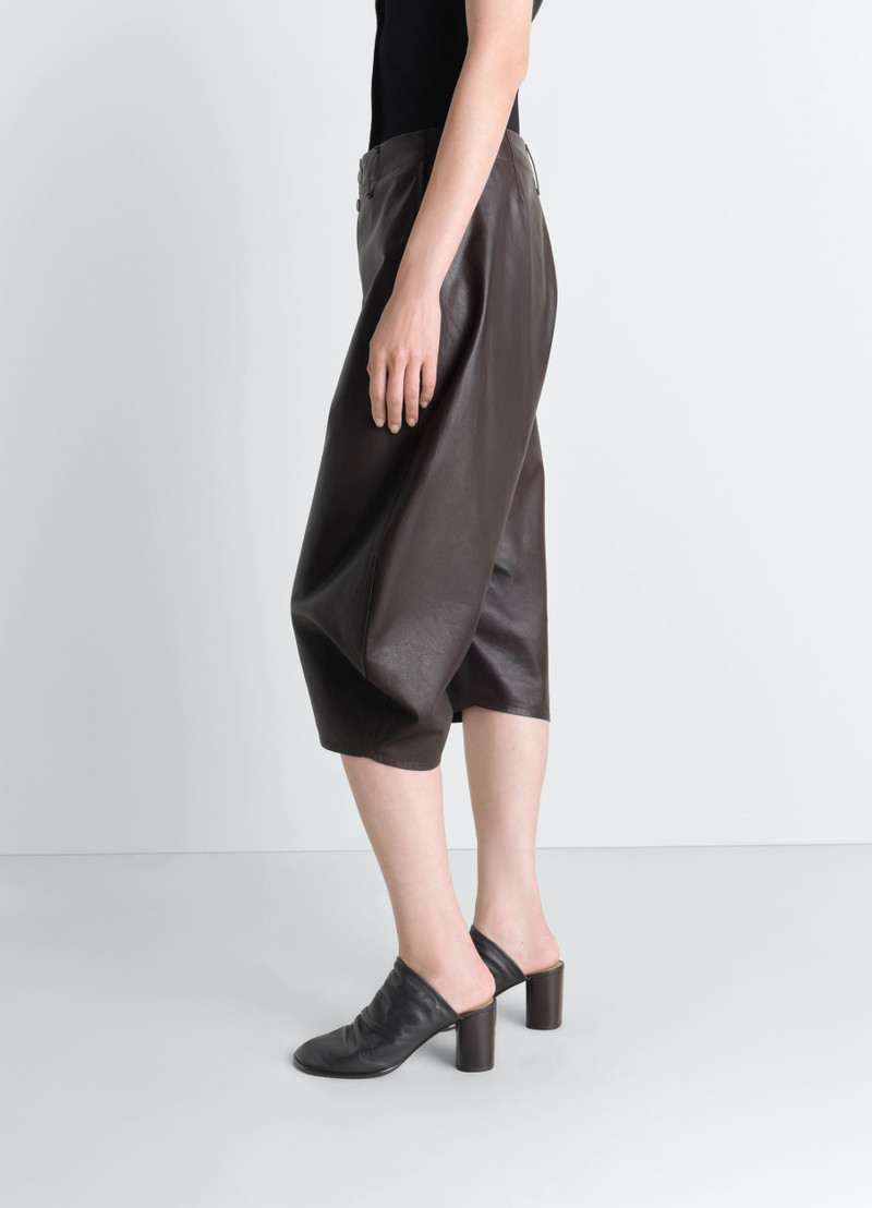 DROPPED CROTCH LEATHER BERMUDAS 5