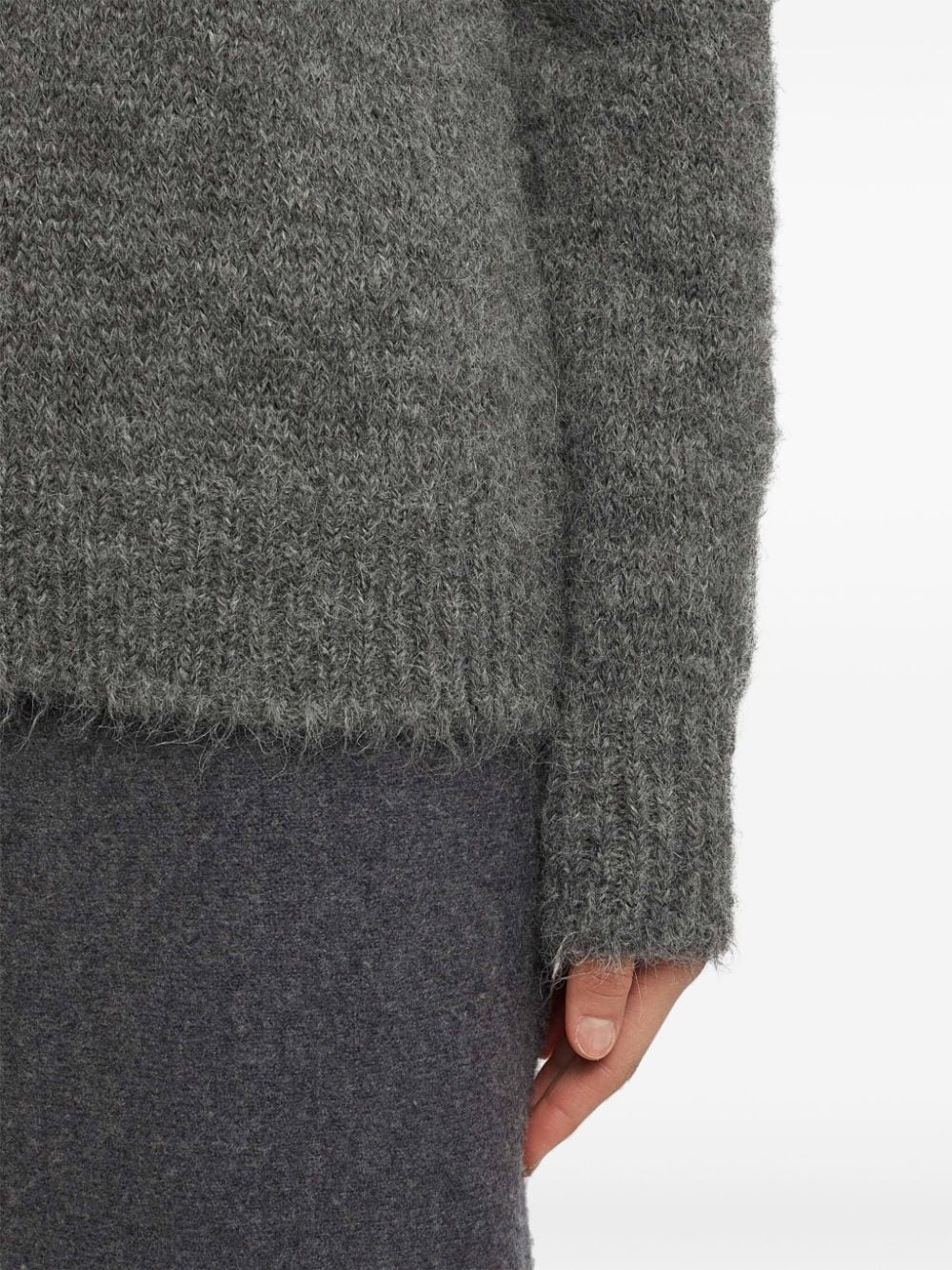 crew-neck wool jumper - 4