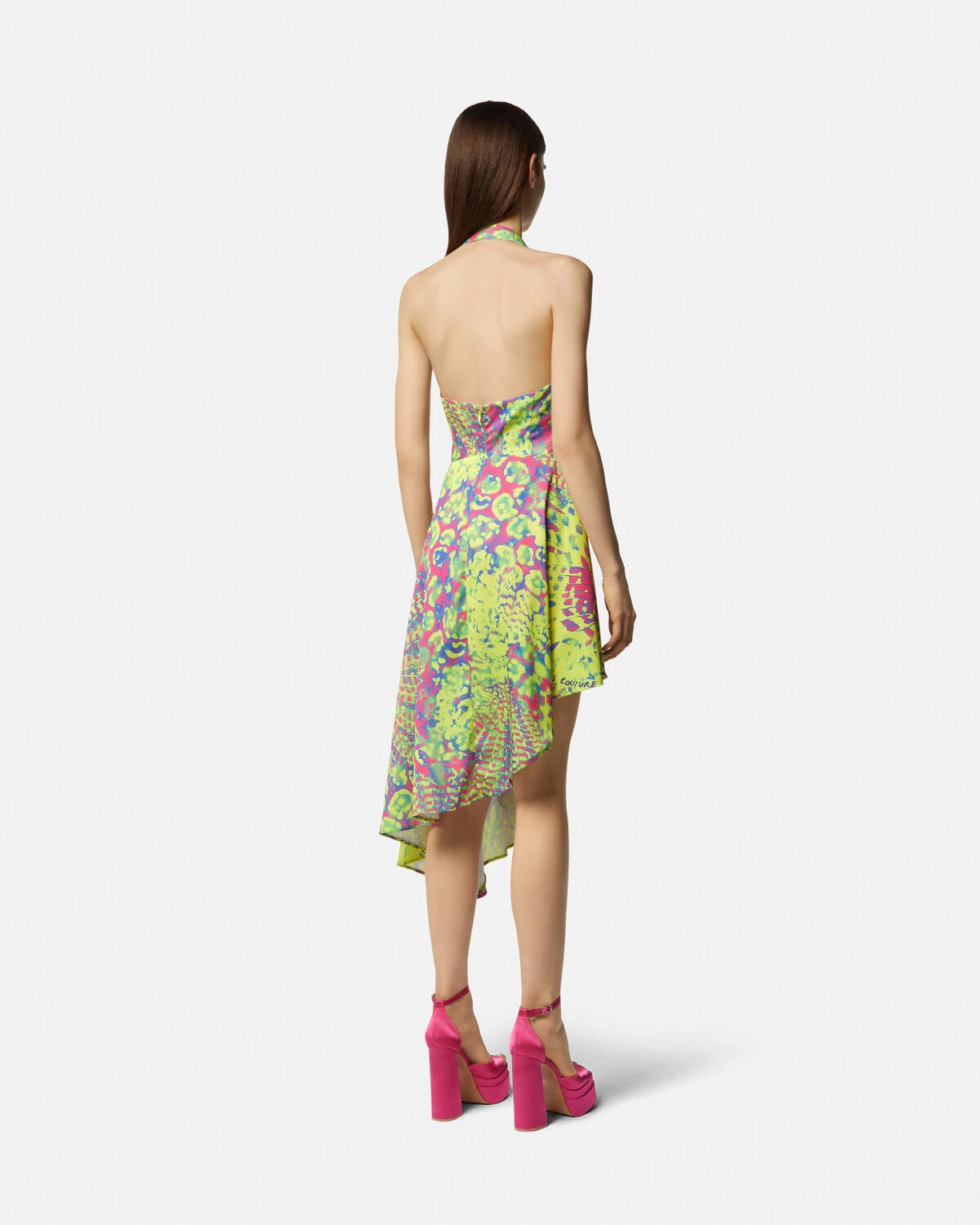 Animalier One-Shoulder Mini Dress - 4
