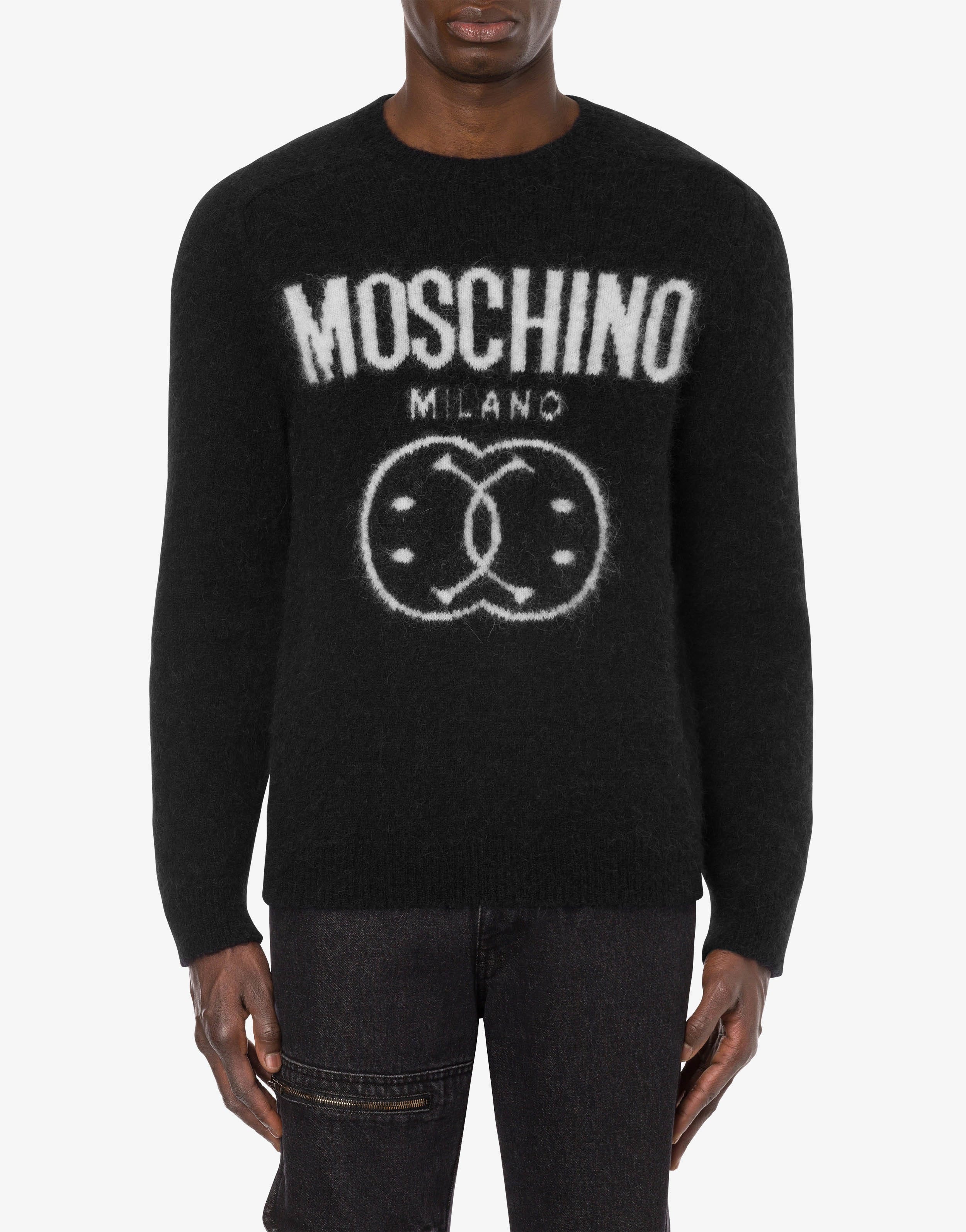 DOUBLE SMILEY® LOGO ALPACA MOHAIR JUMPER - 2