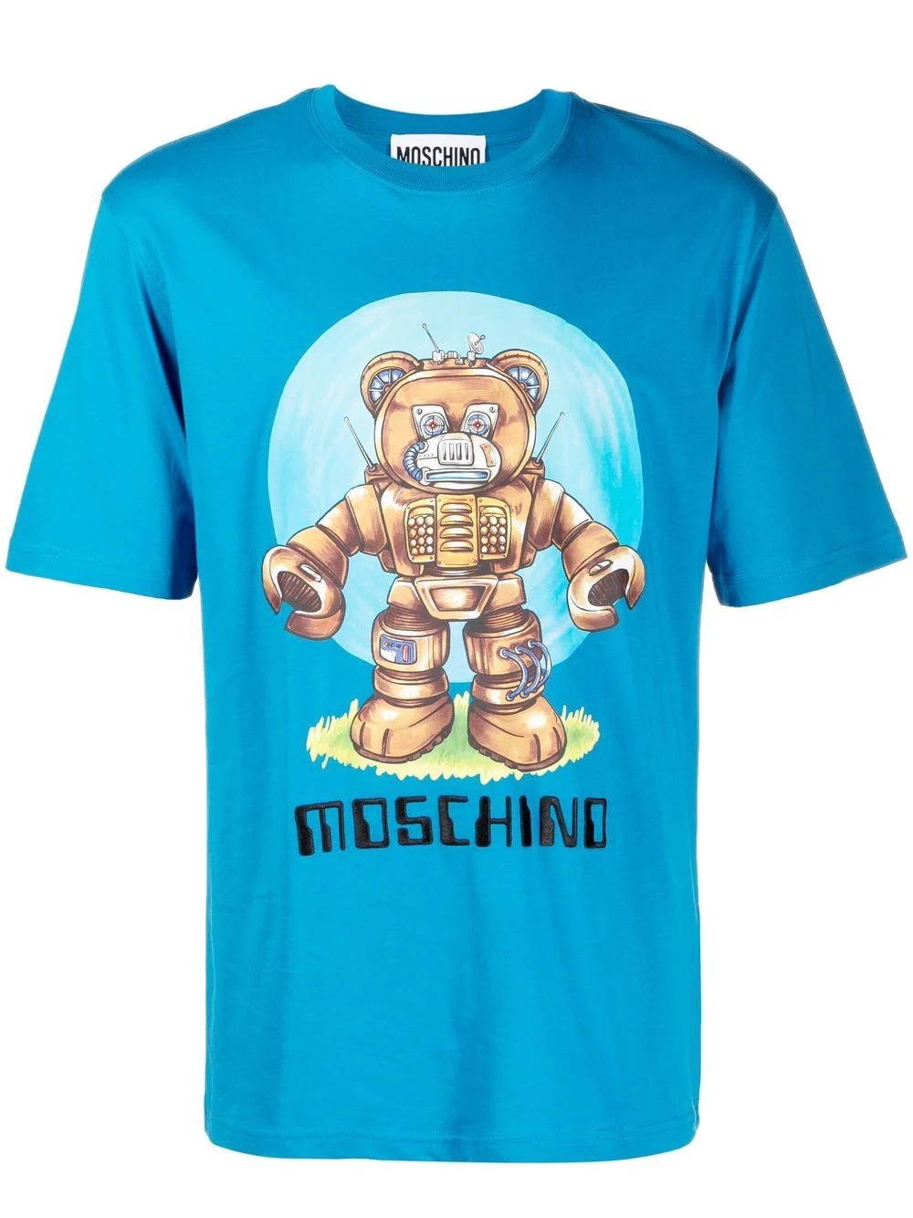 Robot Teddy organic-cotton T-shirt - 1