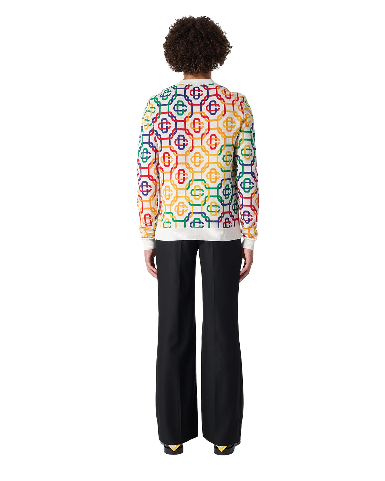 Rainbow Monogram Jumper | Casablanca Paris - 2