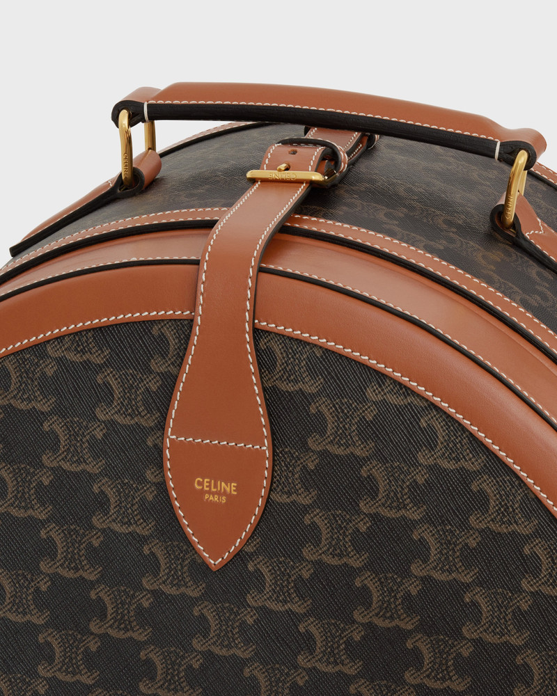 Fedora case in triomphe canvas and calfskin 5
