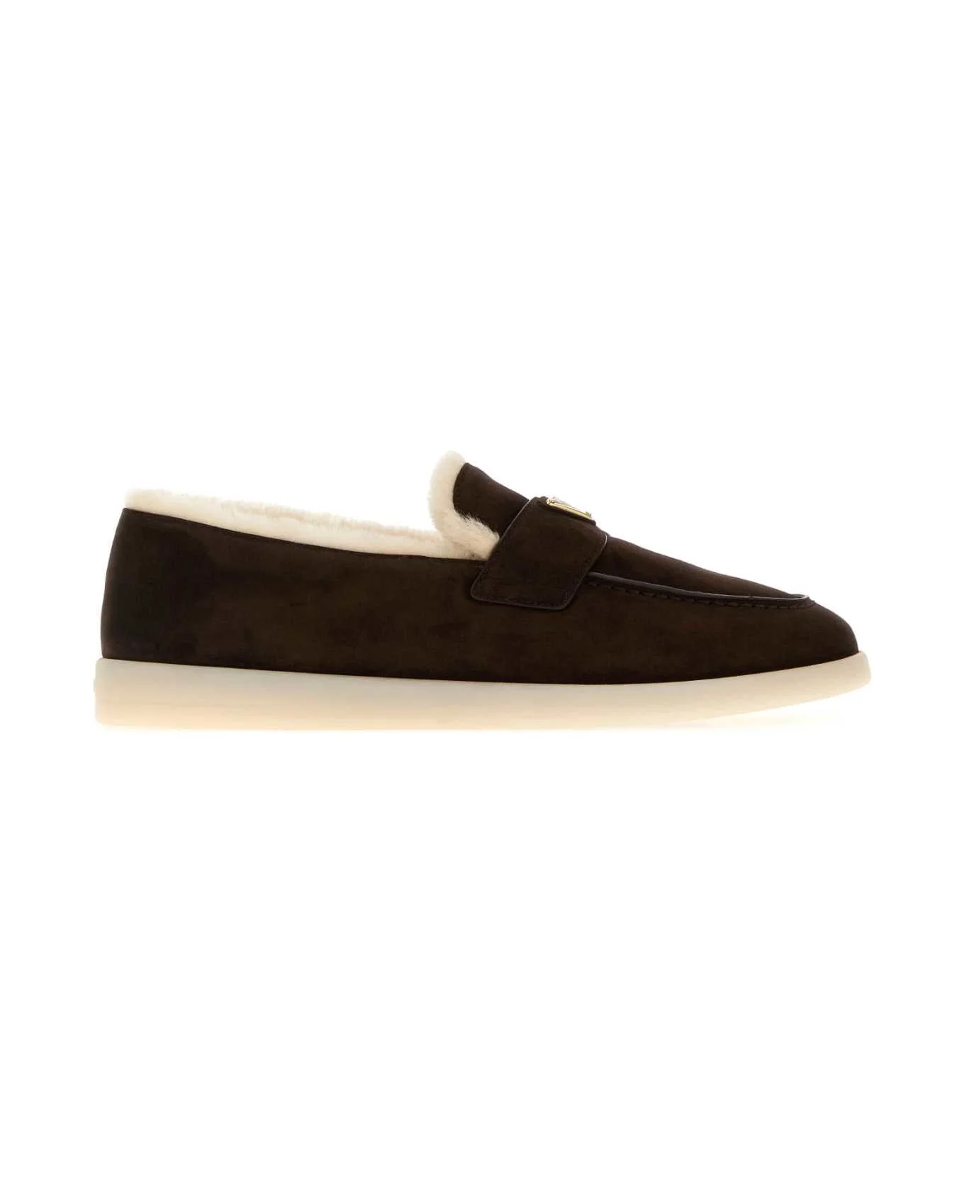 Brown Suede Loafers - 1