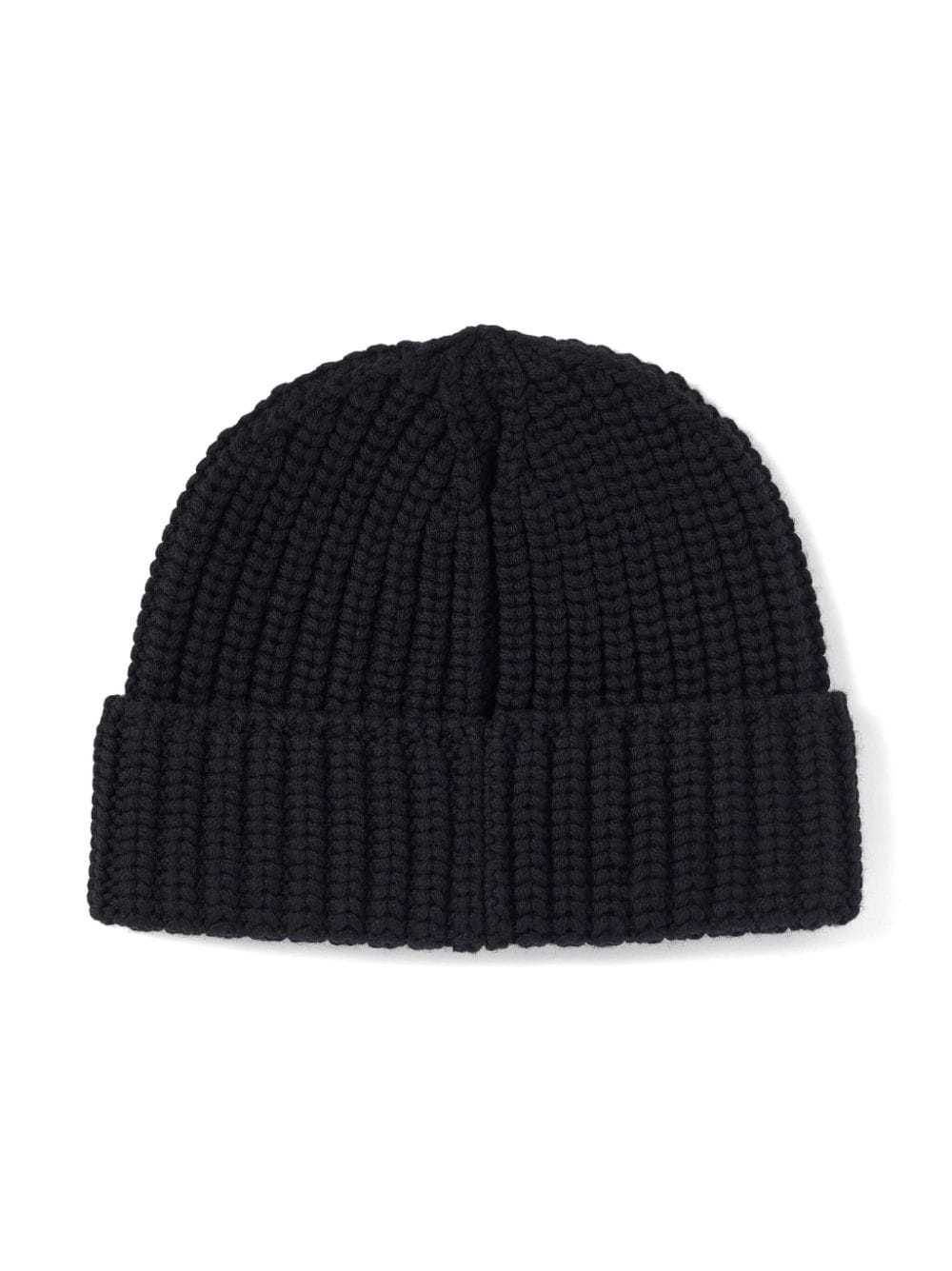 logo-embroidered ribbed-knit beanie - 2
