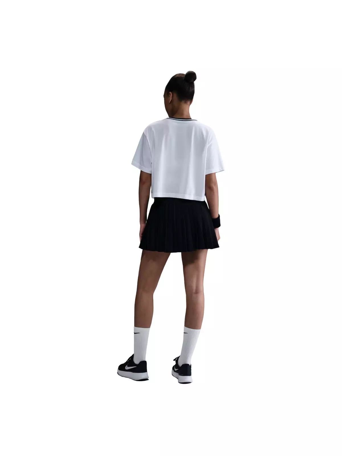 Women's Heritage Dri-FIT Short-Sleeve Cropped T-Shirt-White - 5