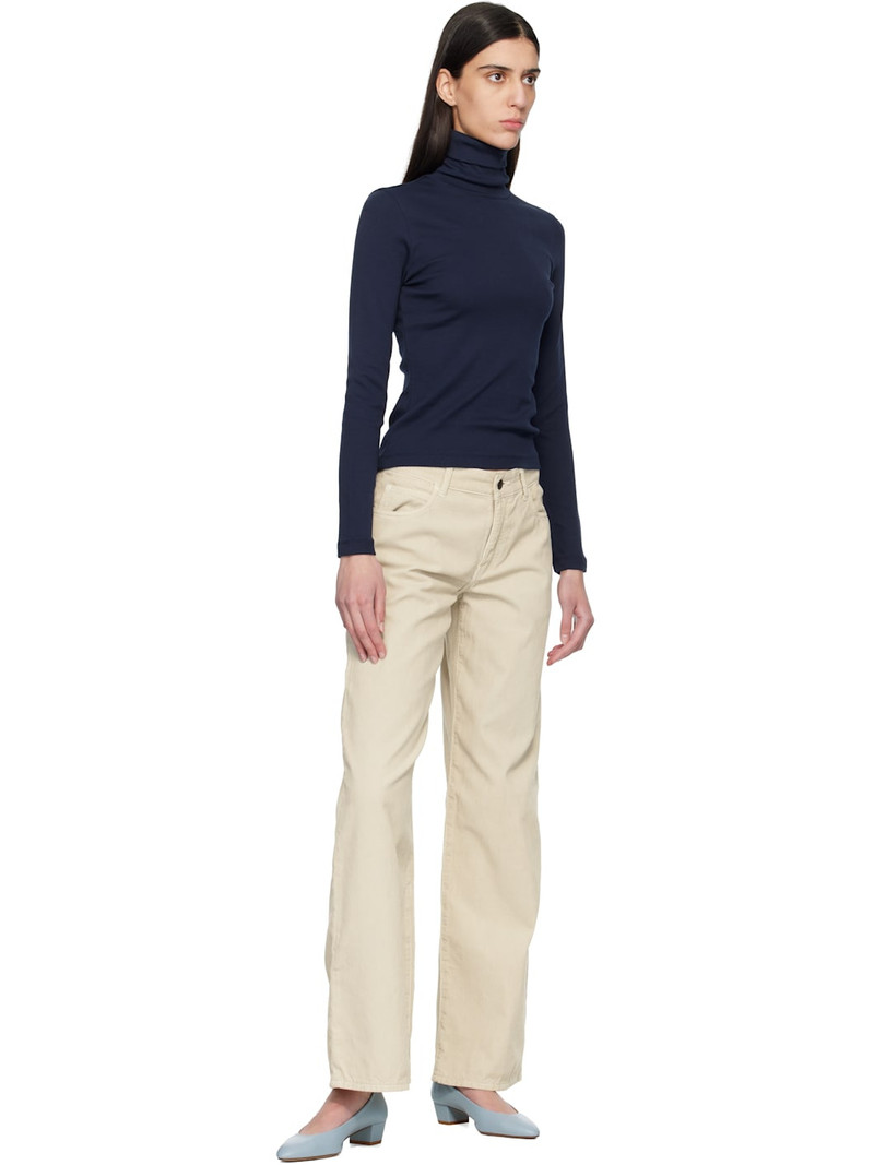 FLORE FLORE Navy Dinah Turtleneck outlook