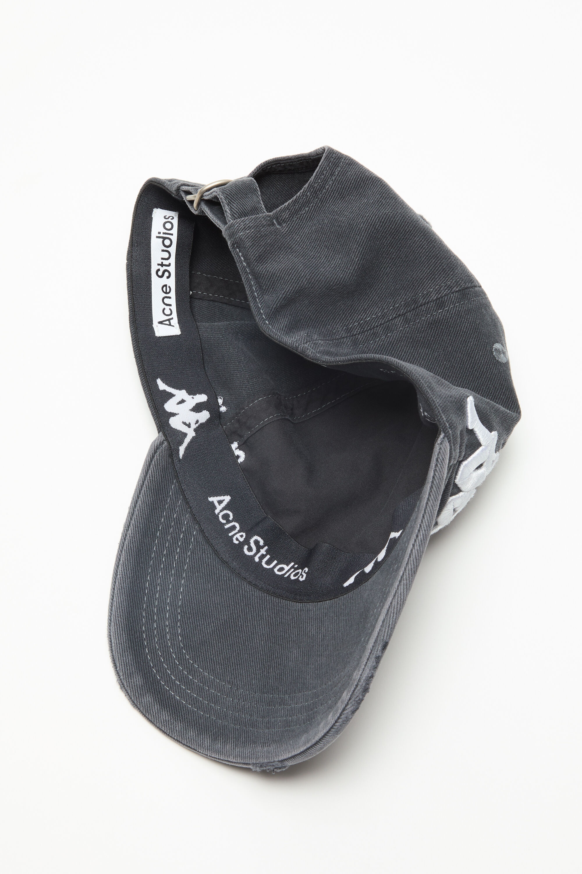 Twill logo cap - Acne Studios x Kappa - Black - 4