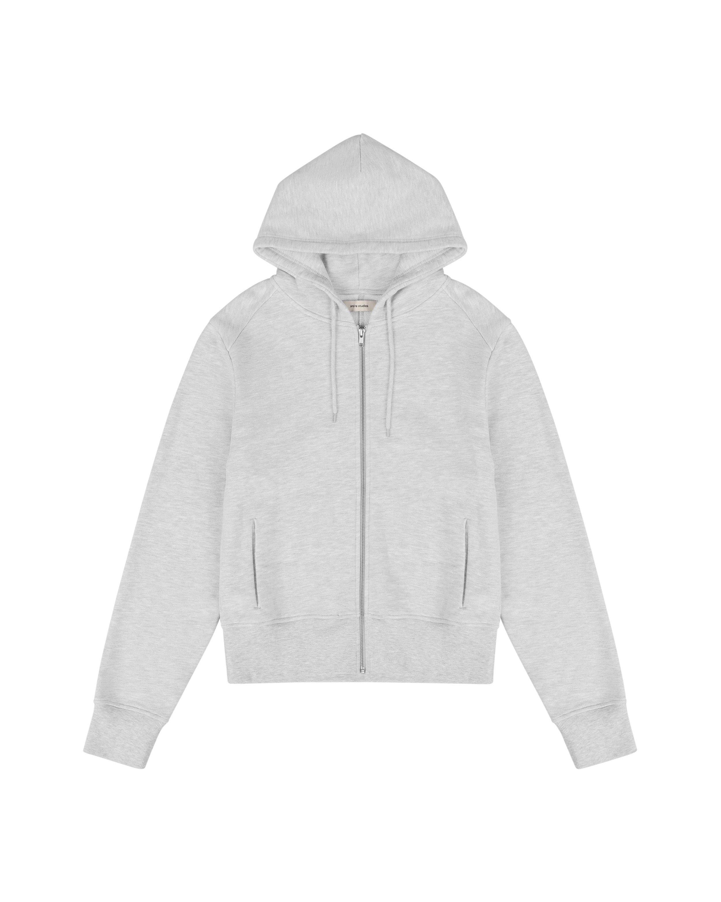 SLIM ZIP UP HEATHER GREY - 6