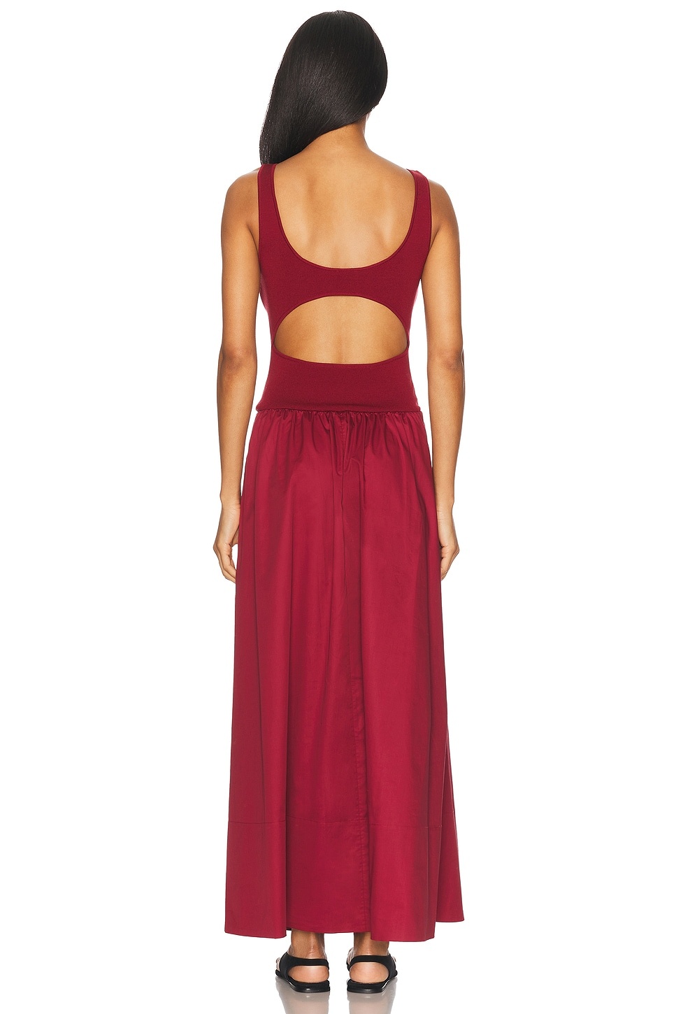 Bateau Cut Out Dress - 3