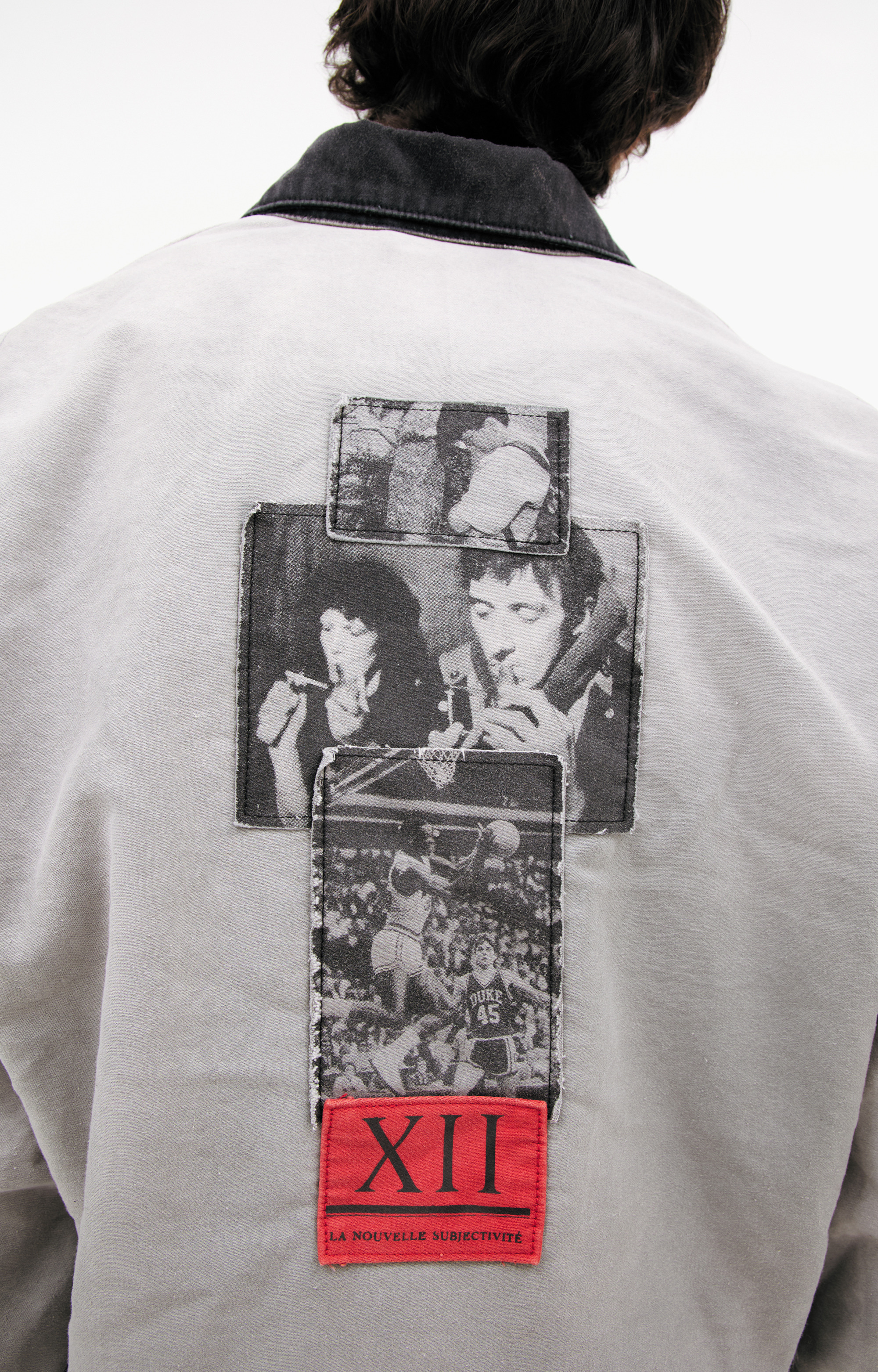 GREY JACKET WITH PATCHES - 5