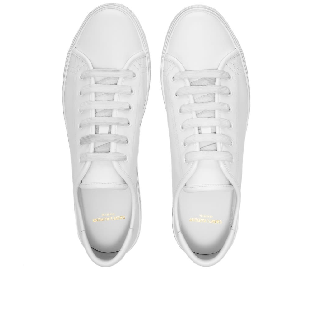 Saint Laurent Malibu Signature Leather Sneaker - 5