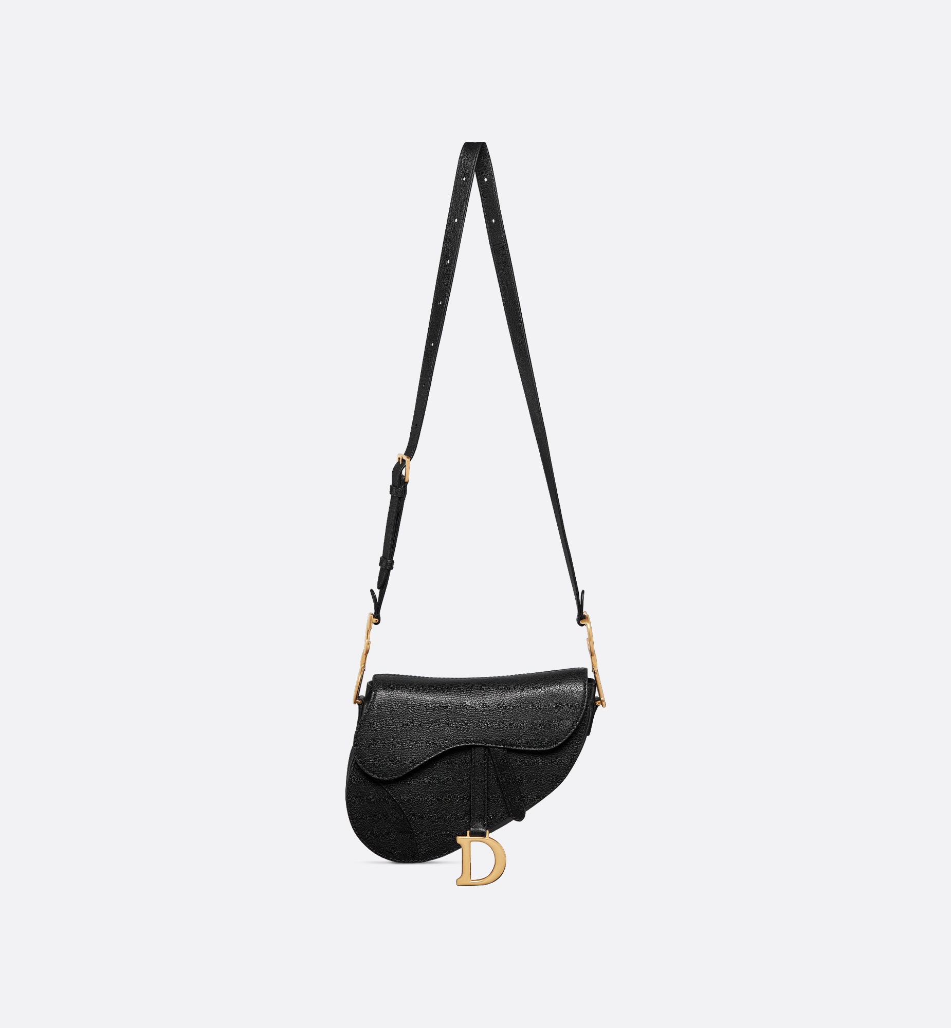 Medium Soft Saddle Bag with Strap - 5